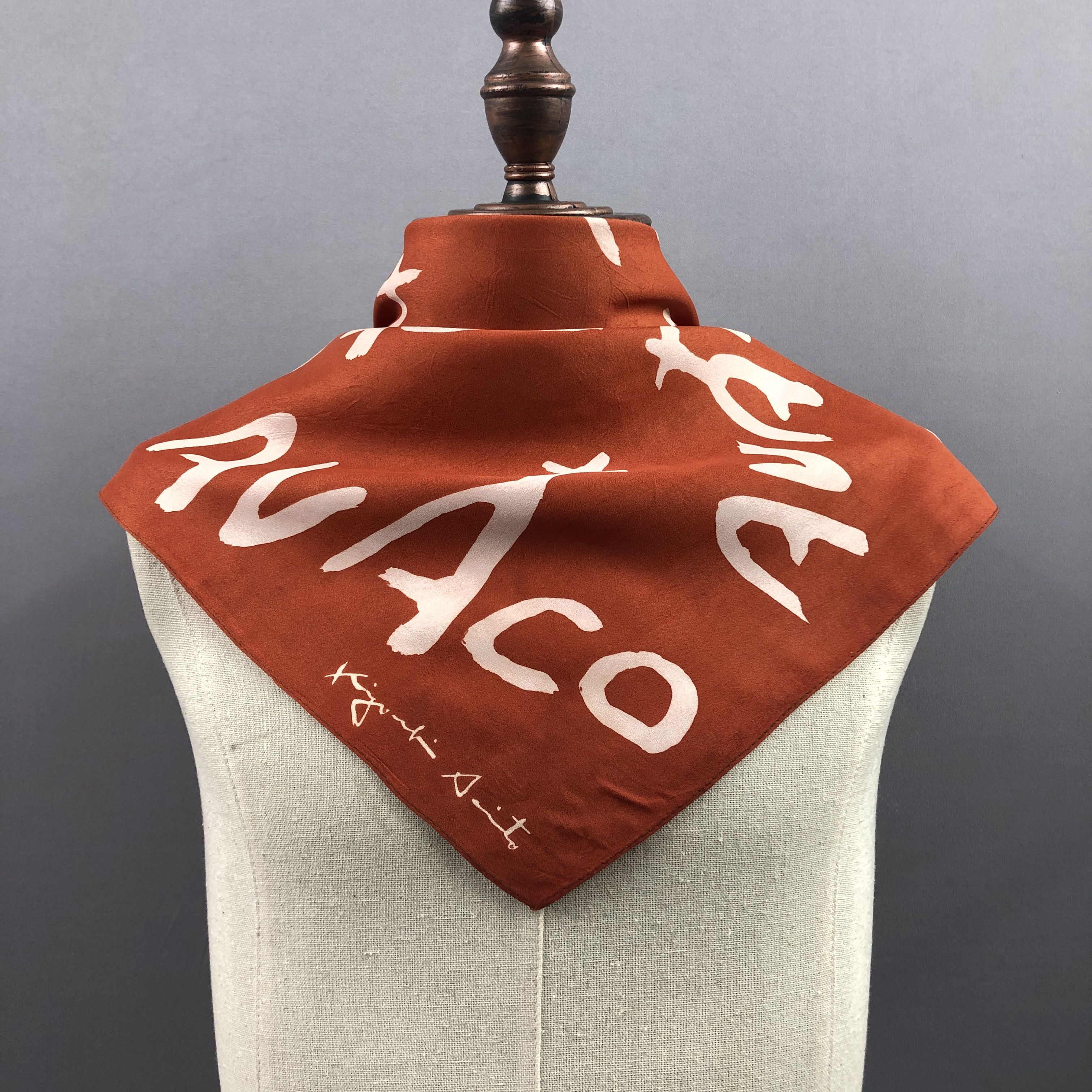 Other × Vintage Vintage Avaco SILK Scarf Twill Stole Wraps Scarves Size ONE SIZE - 2 Thumbnail