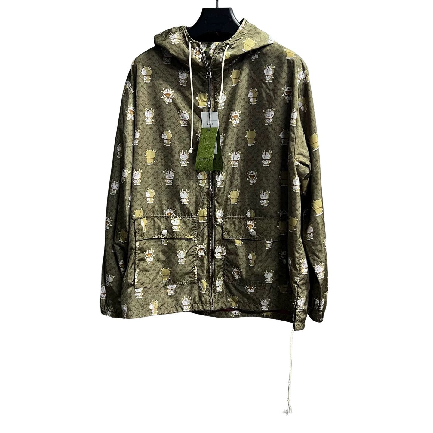 Gucci Gucci x Doraemon Monogram Print Hooded Jacket Size 48 Size US M / EU 48-50 / 2 - 1 Thumbnail