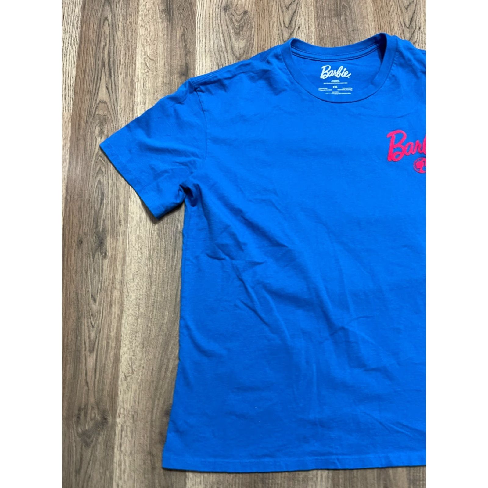 Vintage Barbie Shirt Women's Size XXL Blue Pink Vacay Mode Print Shirt Womens 2XL Barbie Vacay Mode Pink Blue Modern Casual Size XXL / US 16-18 / IT 52-54 - 5 Thumbnail