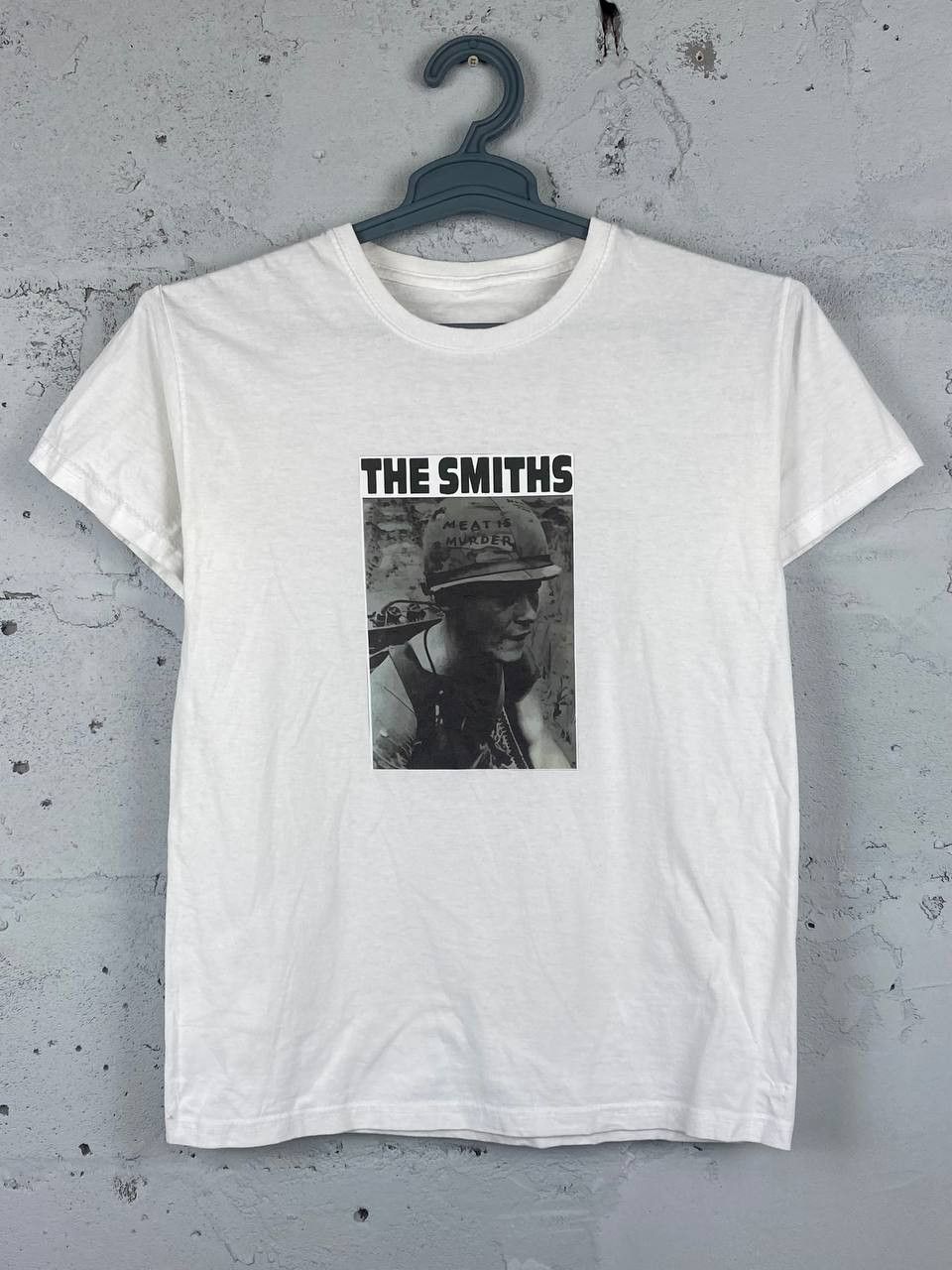 Band Tees × The Smiths × Vintage Vintage The Smith Meat is Murder White T Shirt Size US S / EU 44-46 / 1 - 1 Thumbnail