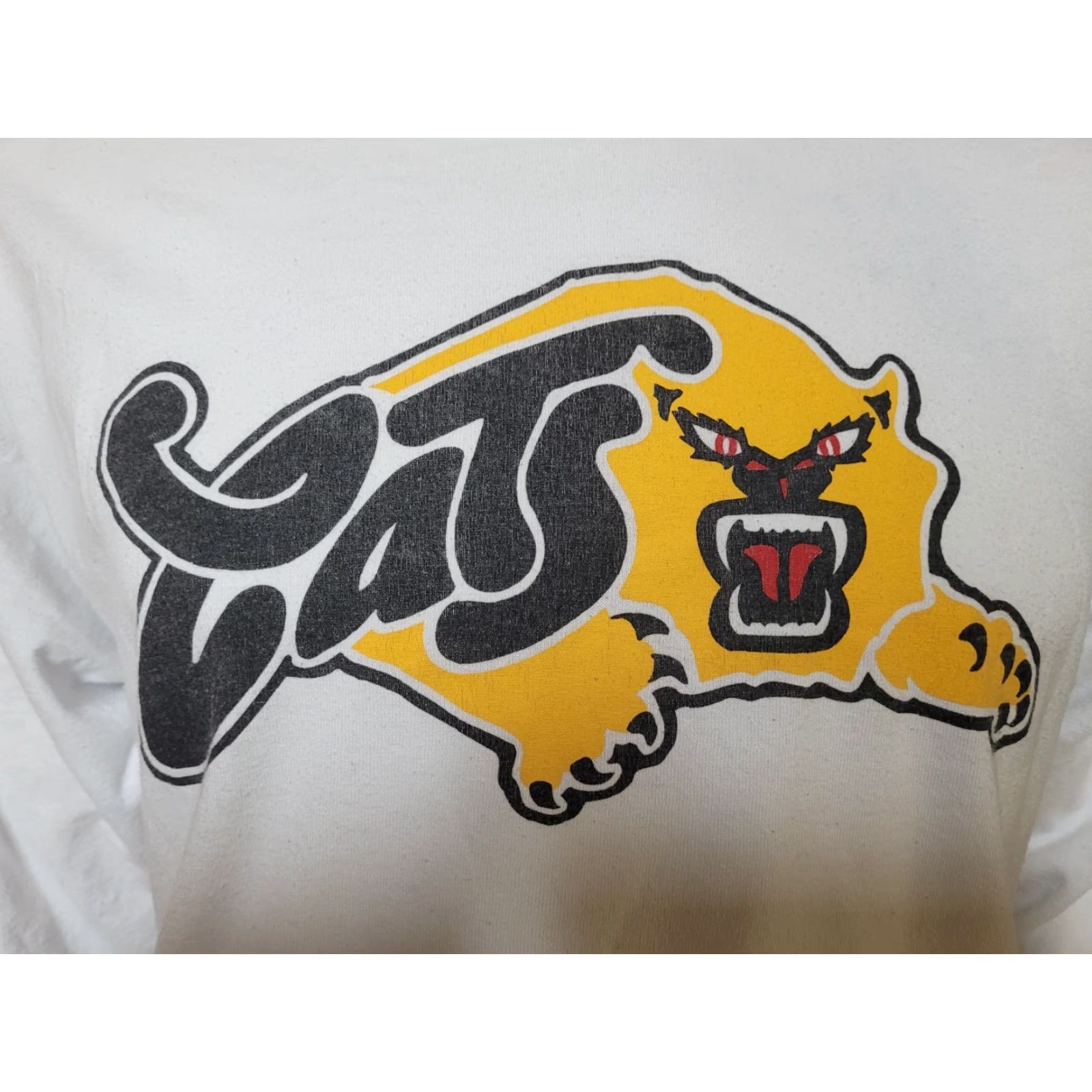 Jerzees Sylvania Northview Wildcats High School Retro Logo Long Sleeve T Shirt Large - Men - Black - Jerzees Size US L / EU 52-54 / 3 - 2 Thumbnail