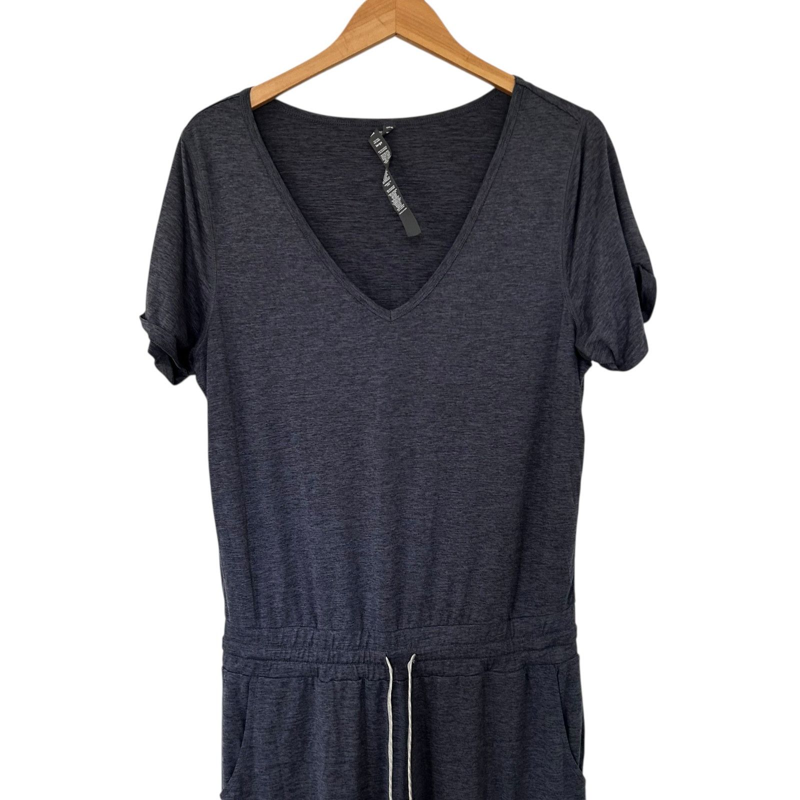 Vuori Vuori Navy Blue All Day Jumpsuit Sz L Size 34" / US 12 / IT 48 - 2 Thumbnail