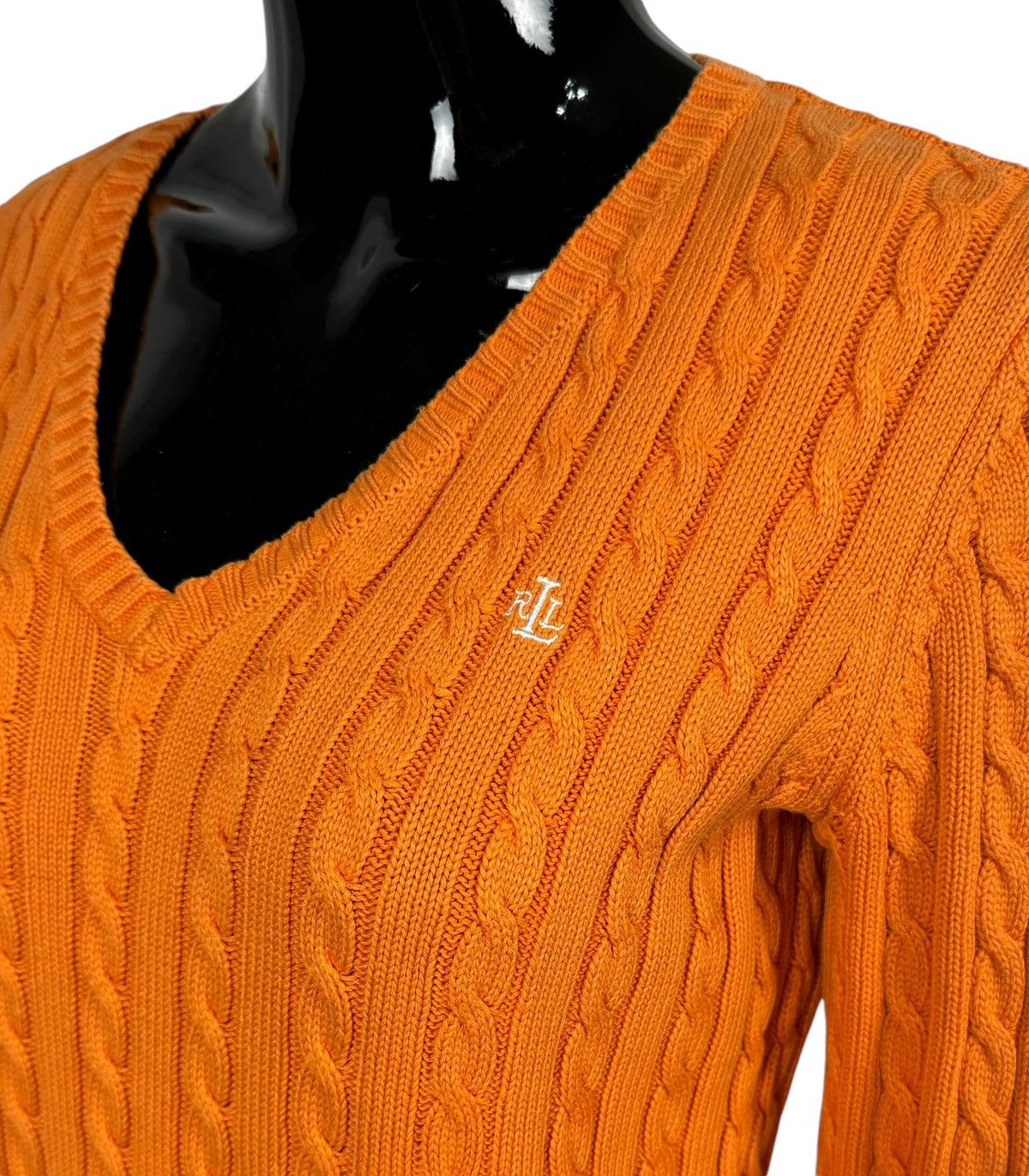 Lauren Ralph Lauren Lauren Ralph Lauren Cable Knit Sweater Cotton V-Neck size S Size S / US 4 / IT 40 - 5 Thumbnail