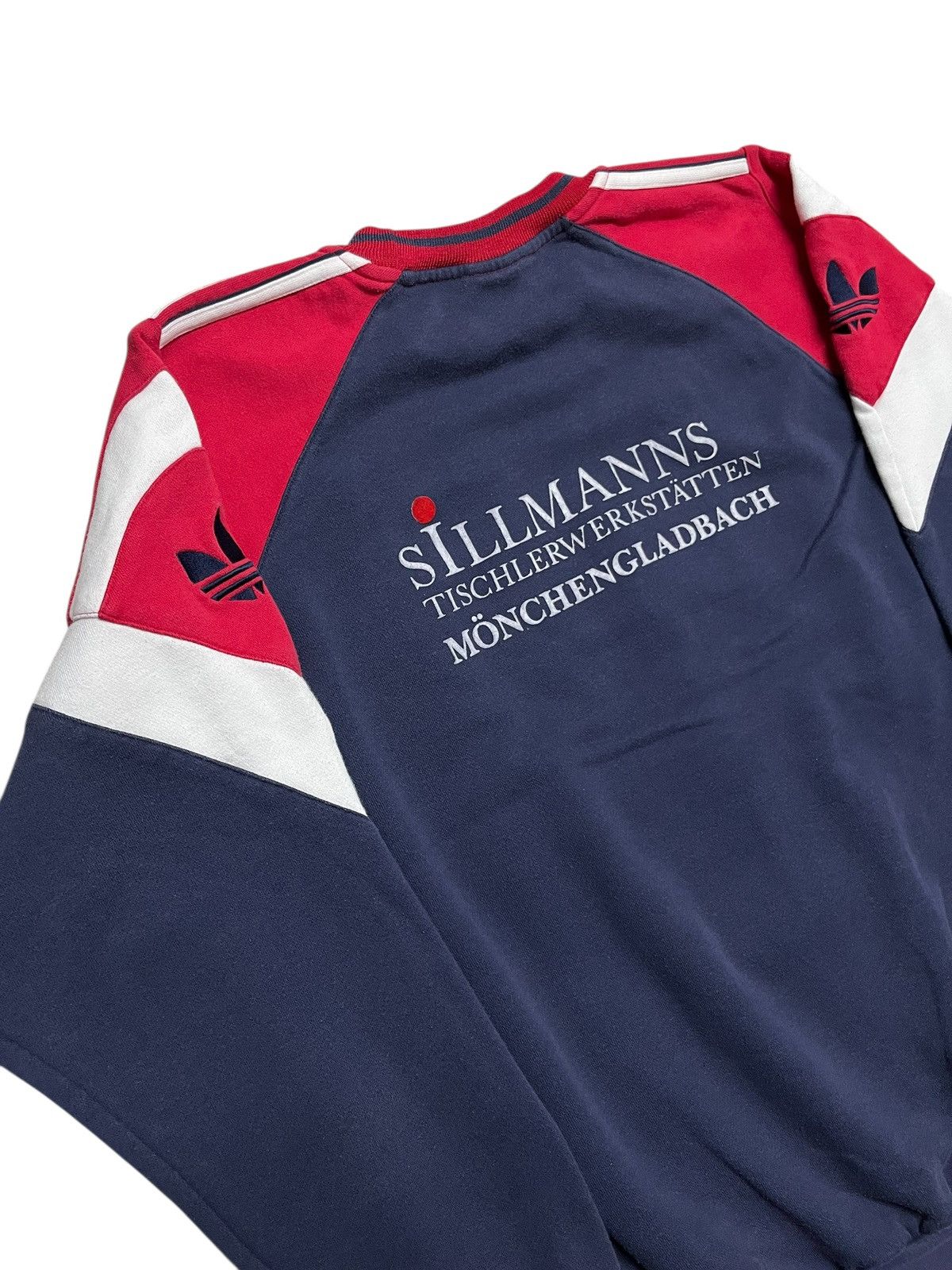 Adidas 1990s Vintage Adidas German Sillmans Sweatshirt Size US XL / EU 56 / 4 - 4 Thumbnail