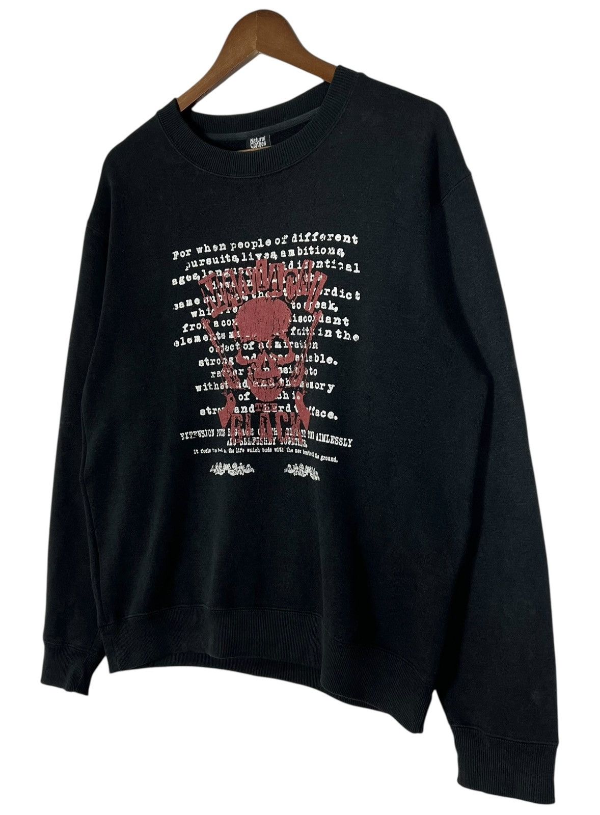 Japanese Brand NCS Maniacal Black Punk Sweatshirt Size US M / EU 48-50 / 2 - 3 Thumbnail