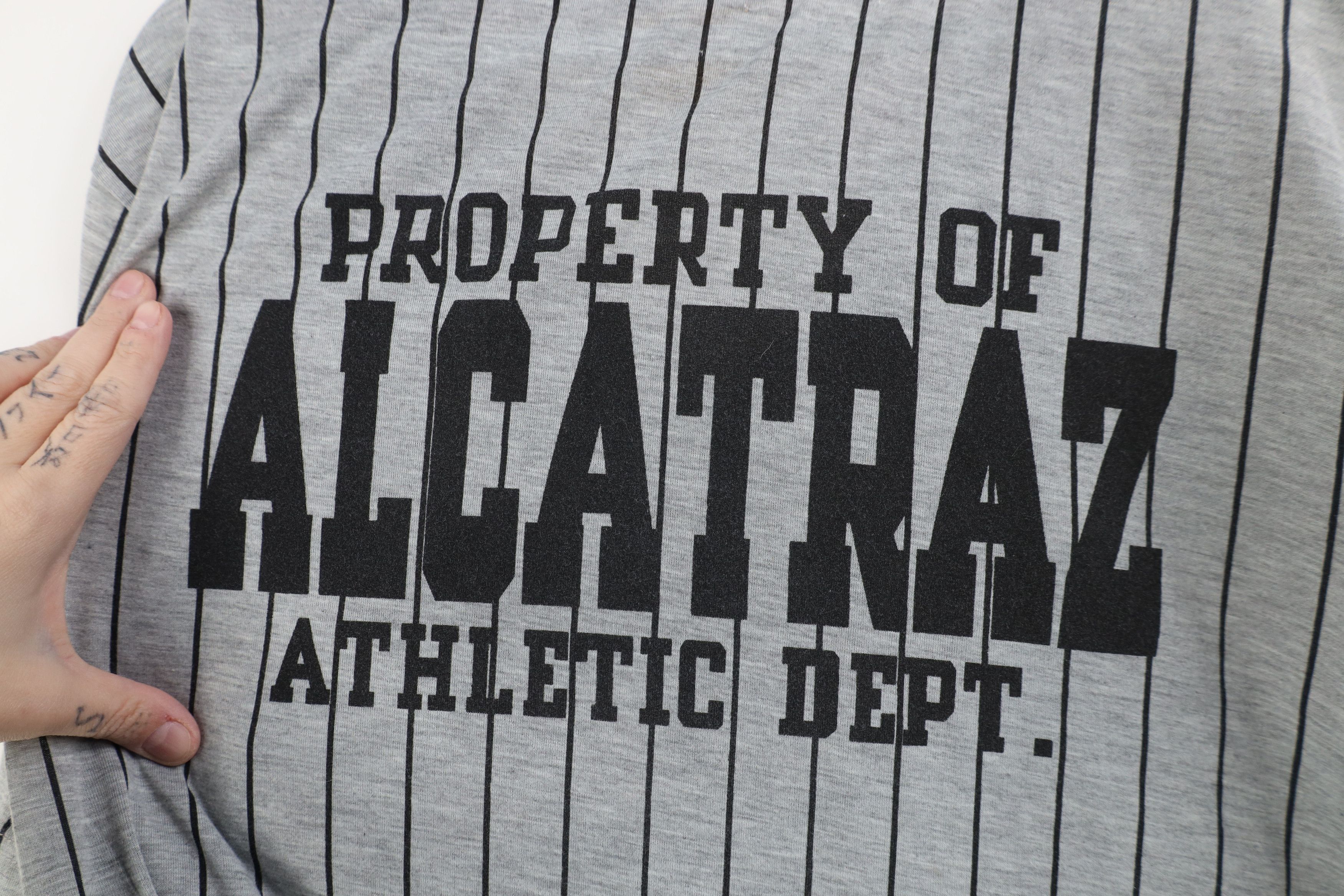 Vintage Vintage 90s Streetwear Prison Hard Ball Baseball Jersey Size US XL / EU 56 / 4 - 9 Thumbnail