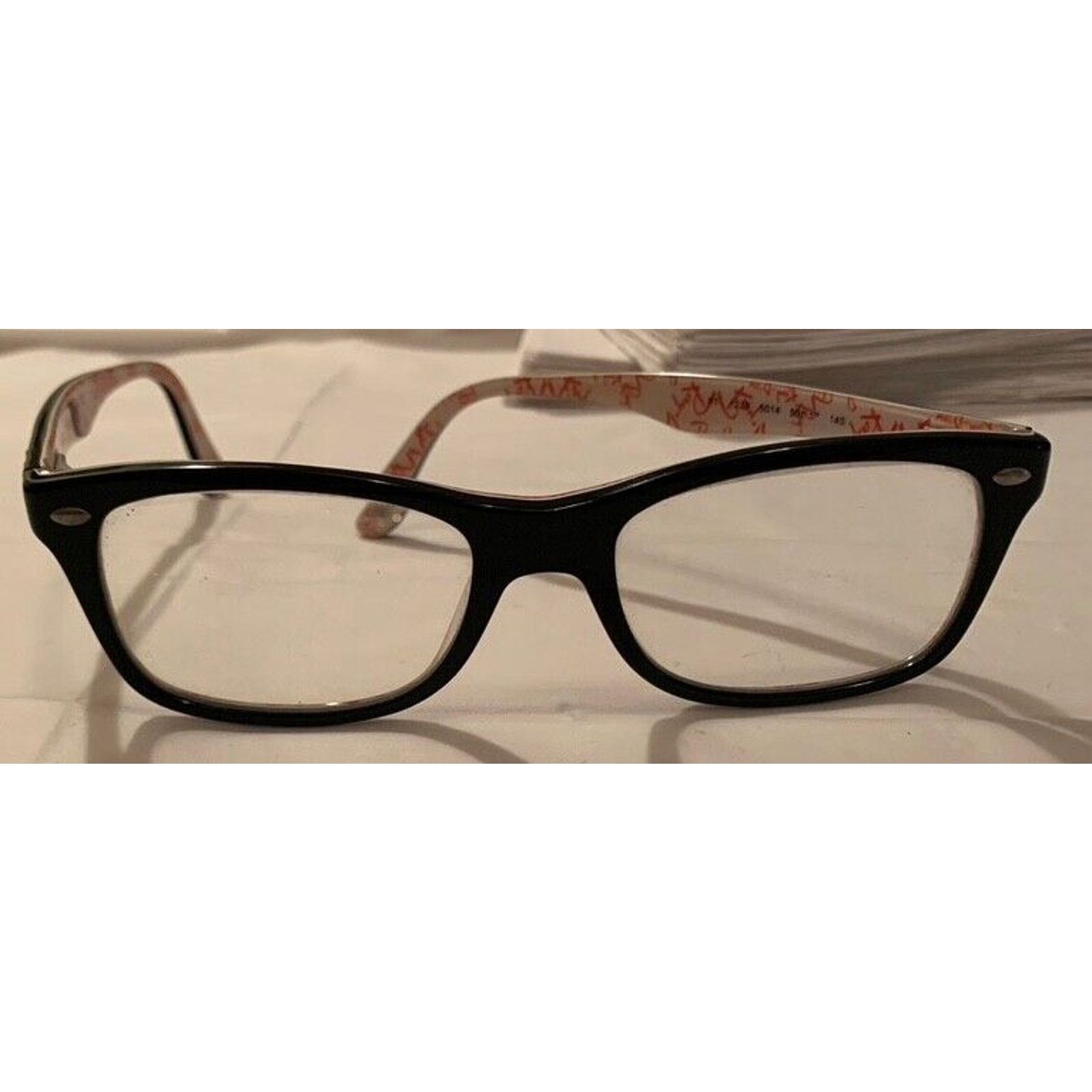 RayBan Ray-Ban RE 5226 Plastic Full Rim Women's Eyeglasses - Black Size ONE SIZE - 2 Thumbnail