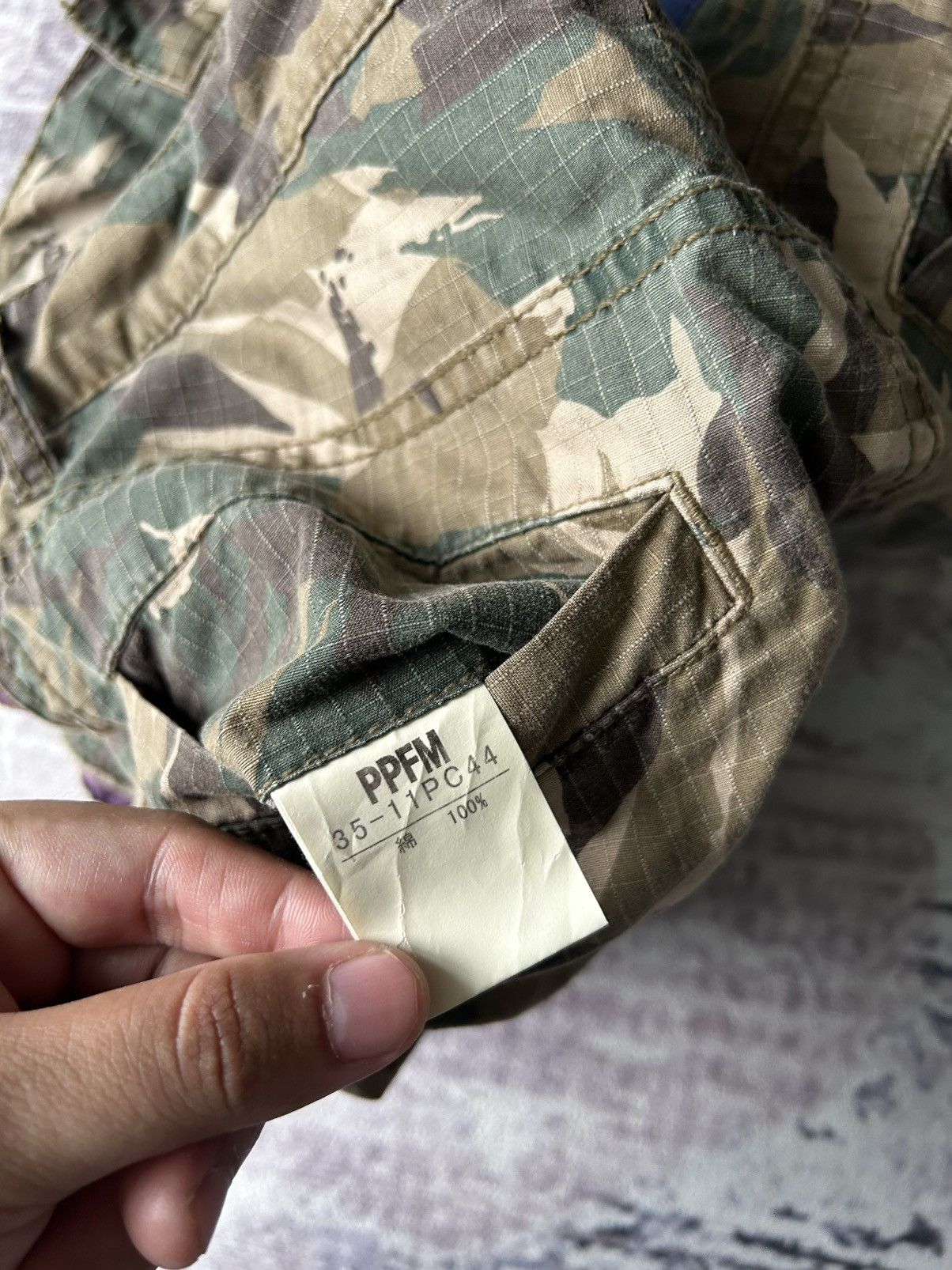 PPFM PPFM Camo Three Quarter Cargo Pants Size US 30 / EU 46 - 11 Thumbnail