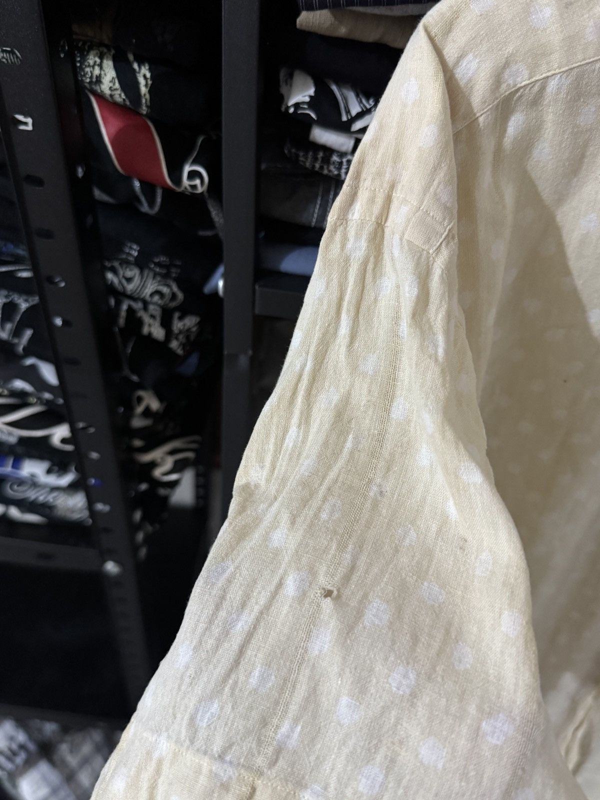 Issey Miyake Vintage Issey miyake Design Studio Polkadot Shirt Size US L / EU 52-54 / 3 - 6 Thumbnail