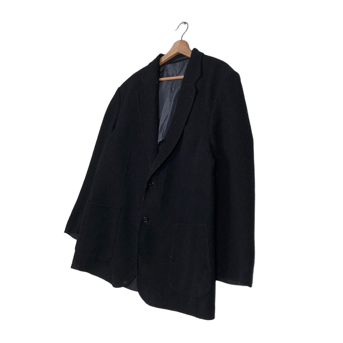 Japanese Brand 🔥Vintage Wool Chore Jacket Lanvin Classique Double Breast Size US M / EU 48-50 / 2 - 2 Thumbnail