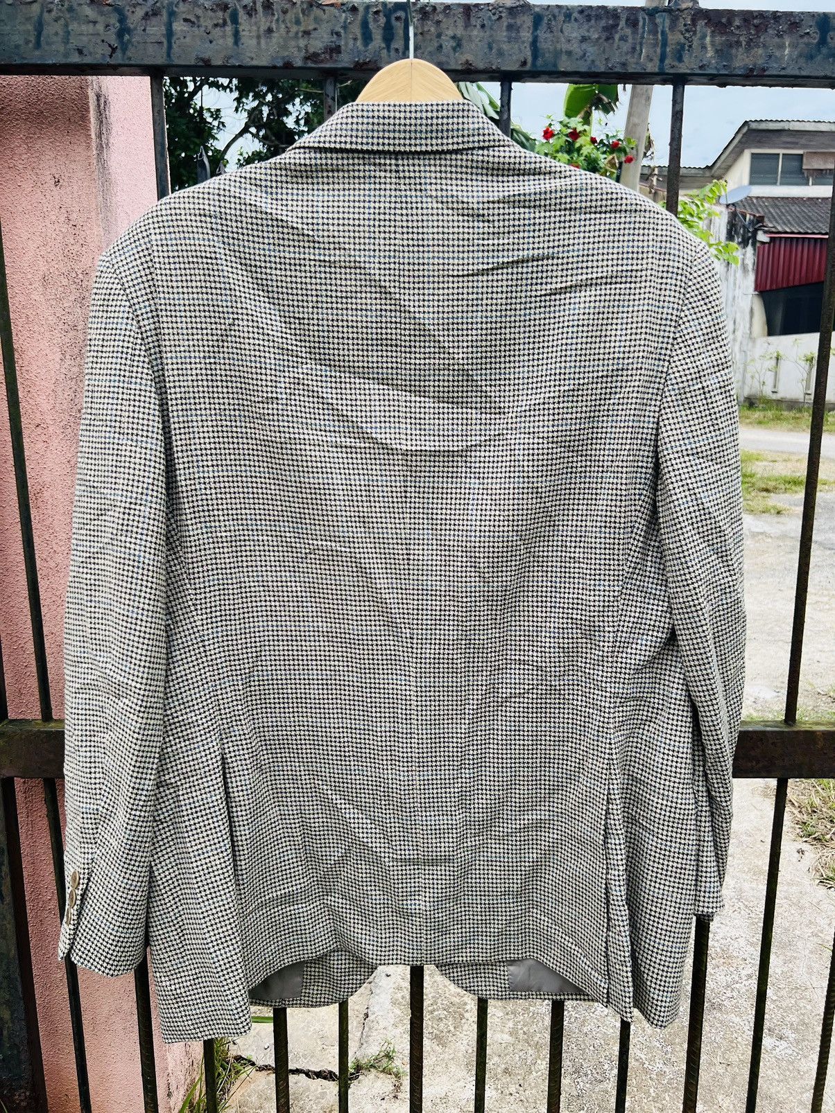 Vintage × Yves Saint Laurent Vintage Yves Saint Laurent YSL Wool Blazer Size 106 (L) Size 46R - 7 Thumbnail