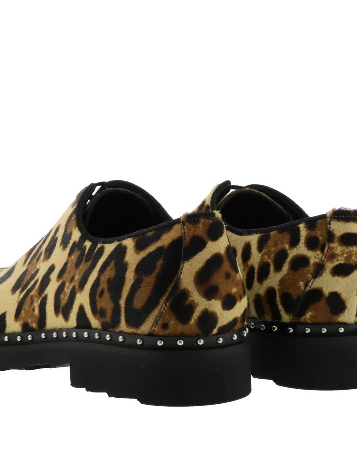 Dolce & Gabbana o1y0125 Leopard-Print Laced Shoes in Multicolor Size US 9 / EU 42 - 4 Thumbnail