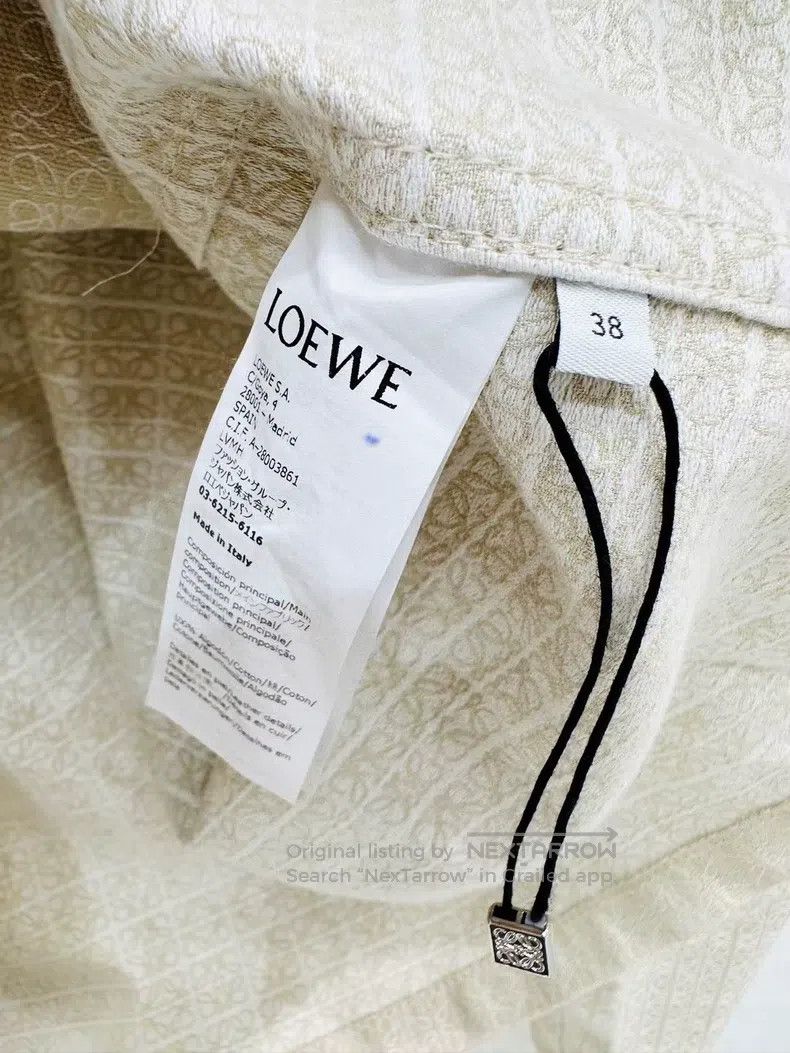 Loewe Loewe Beige full print leather pocket jacket Size XS / US 0-2 / IT 36-38 - 6 Thumbnail