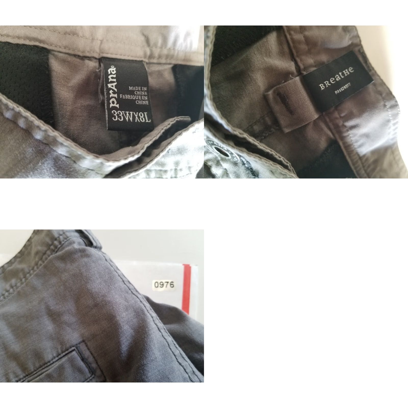 Prana Prana gray breathe shorts Men Outdoor Chino Size 38 Distressed Pockets Cotton Poly Spandex? Size US 38 / EU 54 - 8 Thumbnail