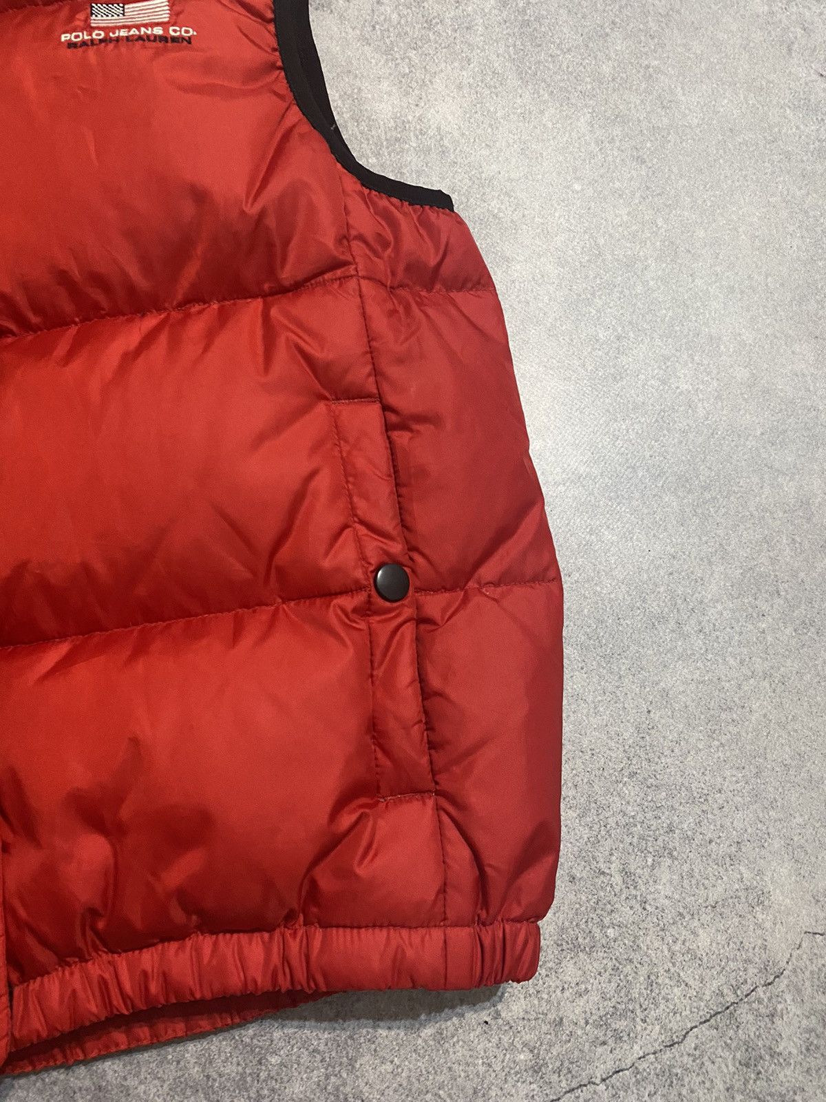 Polo Ralph Lauren × Vintage Ralph Lauren Polo Jeans Puffer Gilet Vest Women’s XS Size XS / US 0-2 / IT 36-38 - 4 Thumbnail