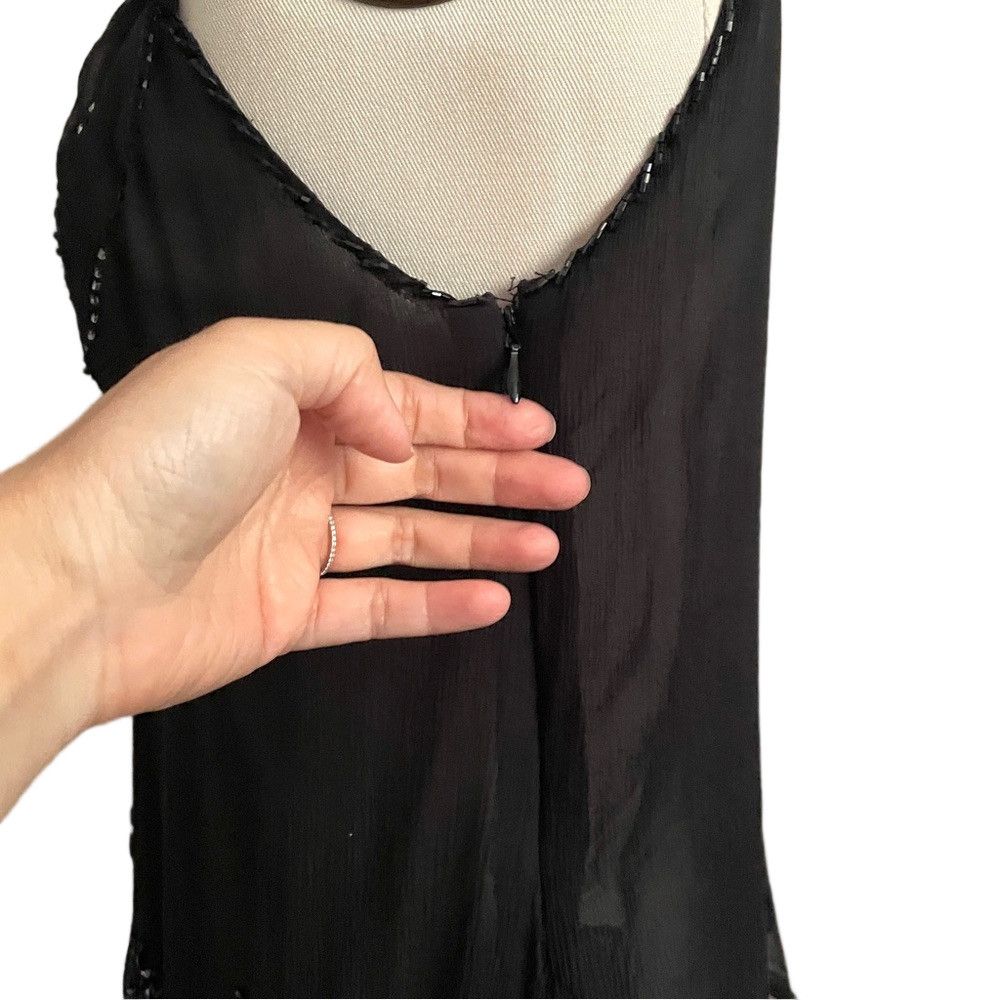 Vintage Vintage Beaded Silk Babydoll Camisole Sleeveless Tank Size M / US 6-8 / IT 42-44 - 8 Thumbnail