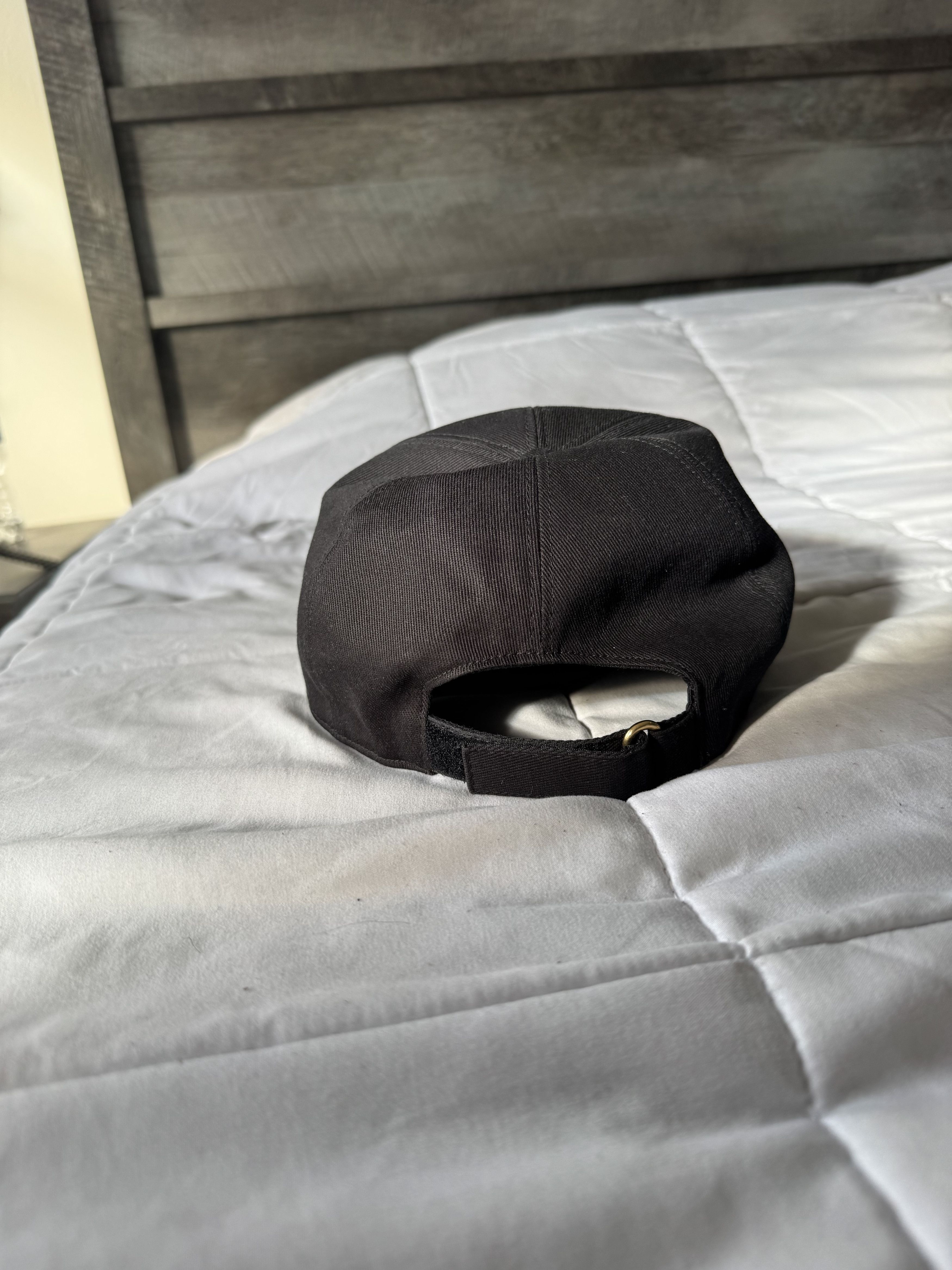 Gucci Gucci Black Cap With Red Patch and Gold Logo Size ONE SIZE - 4 Thumbnail