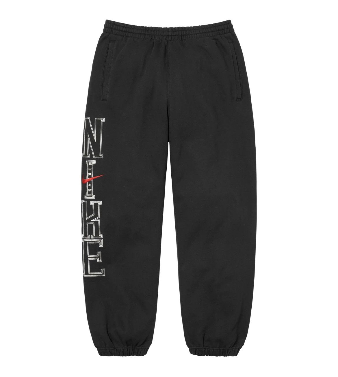 Image of Supreme Nike Sweatpants 2024 in Black, Men's (Size 36)