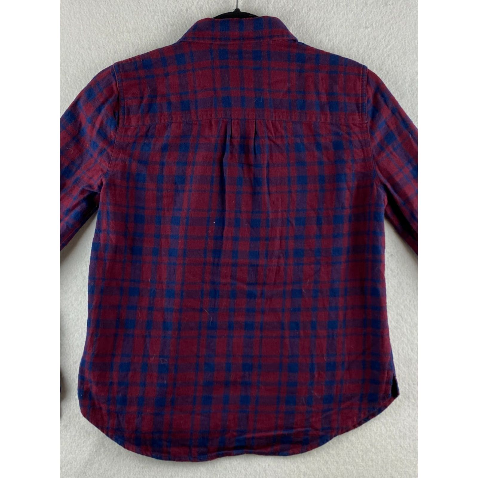 Madewell Madewell Shirt Womens Small S Blue Red Plaid 1/4 Zip Long Sleeve Multicolor Flannel Shirt Size S / US 4 / IT 40 - 7 Thumbnail