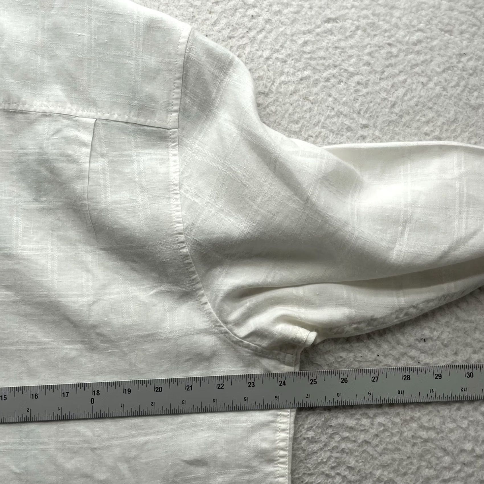 Tommy Bahama Tommy Bahama Shirt Mens XL White Grid Check Linen Blend Resort Relax Casual Dad Shirt Size US XL / EU 56 / 4 - 7 Thumbnail