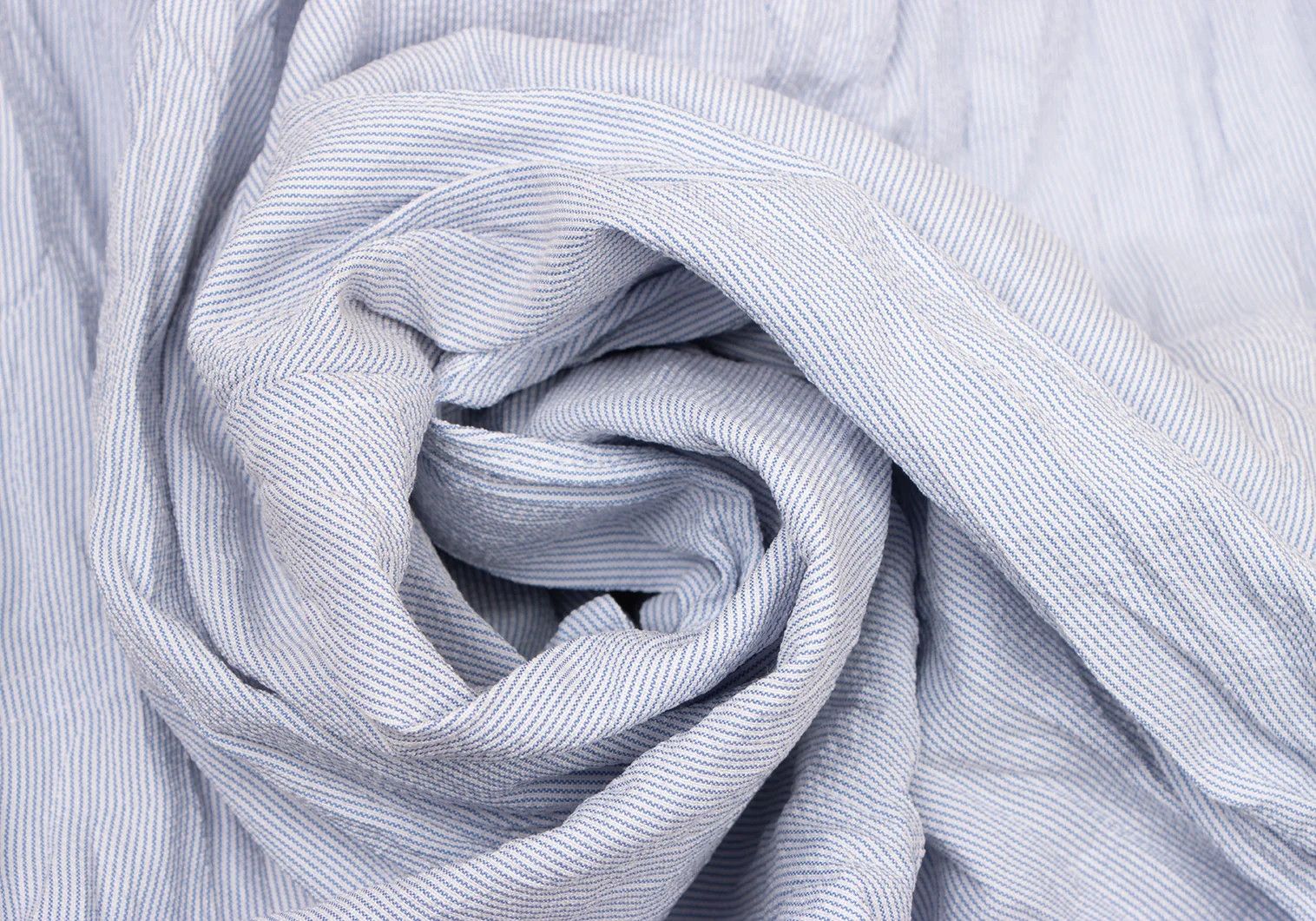 Issey Miyake Pleated Stripe Pants in Blue and White Size US 30 / EU 46 - 18 Thumbnail