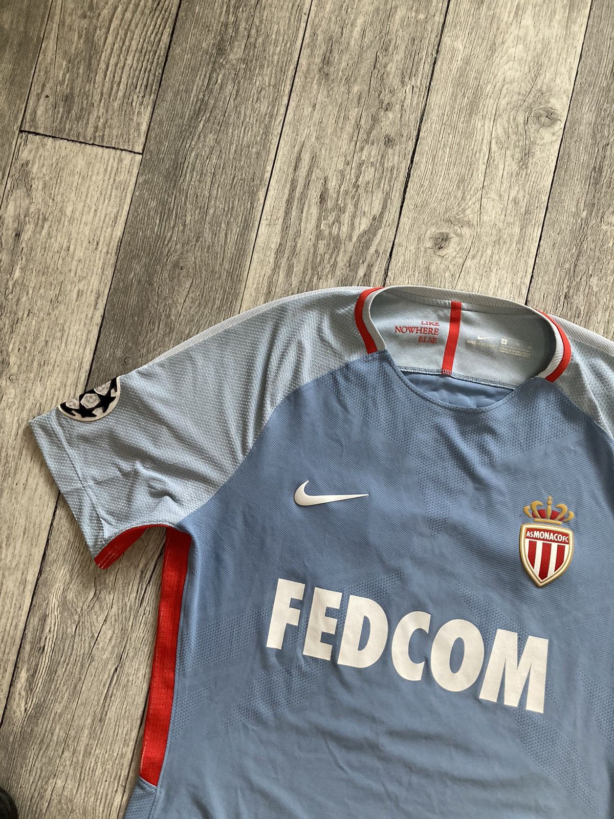 Nike Nike as Monaco player issue UCL soccer football jersey XL Size US XL / EU 56 / 4 - 5 Thumbnail