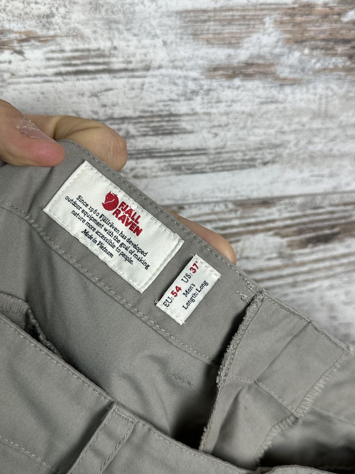 Fjallraven Mens Vintage FjallRaven g1000 cargo pants waxed Carl trouser Size US 36 / EU 52 - 13 Thumbnail