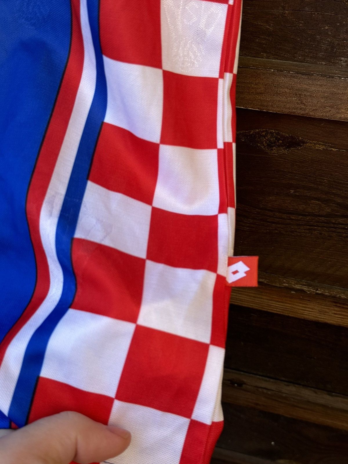 Lotto Sport 1998 Lotto Croatia #9 Suker vintage rare soccer jersey Size US M / EU 48-50 / 2 - 5 Thumbnail