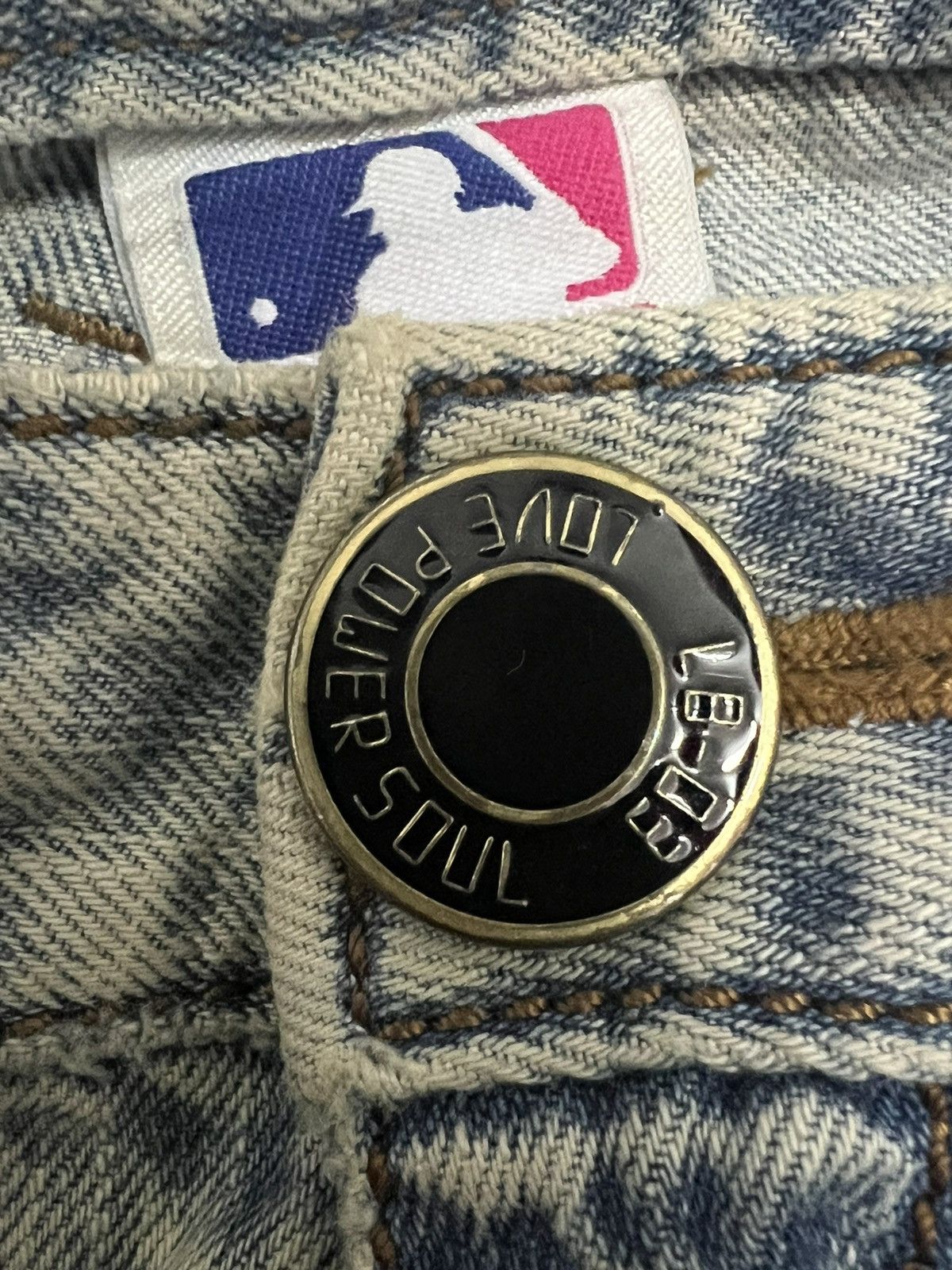 MLB × Vintage Classic jeans MLB New York Yankee pants LB 03 Size US 32 / EU 48 - 10 Thumbnail