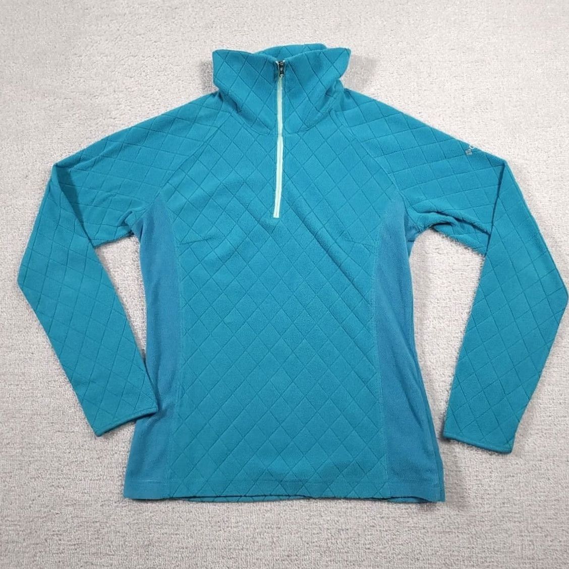 Vintage Columbia Fleece Jacket Womens S Blue Outdoor Pullover Sweatshirt 1/4 Zip Size S / US 4 / IT 40 - 2 Thumbnail