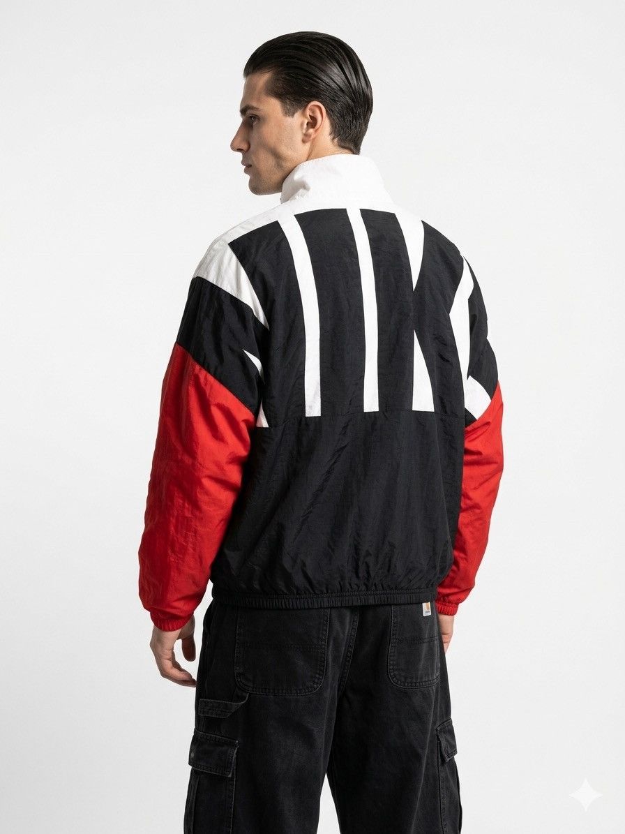 Nike Vintage 90s Nike Big Script Windbreaker Size US XXL / EU 58 / 5 - 2 Thumbnail