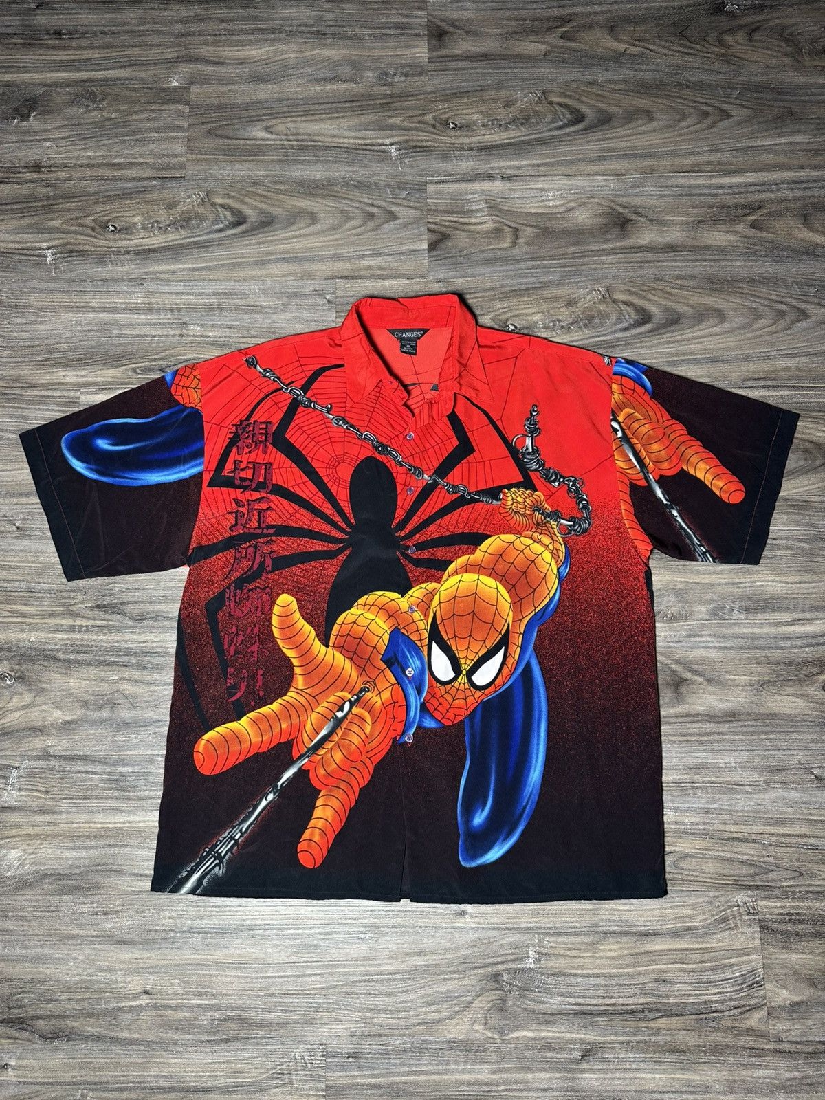 Changes Vintage Changes Spider Man Peter Parker Marvel Comics Shirt Size US XL / EU 56 / 4 - 1 Thumbnail