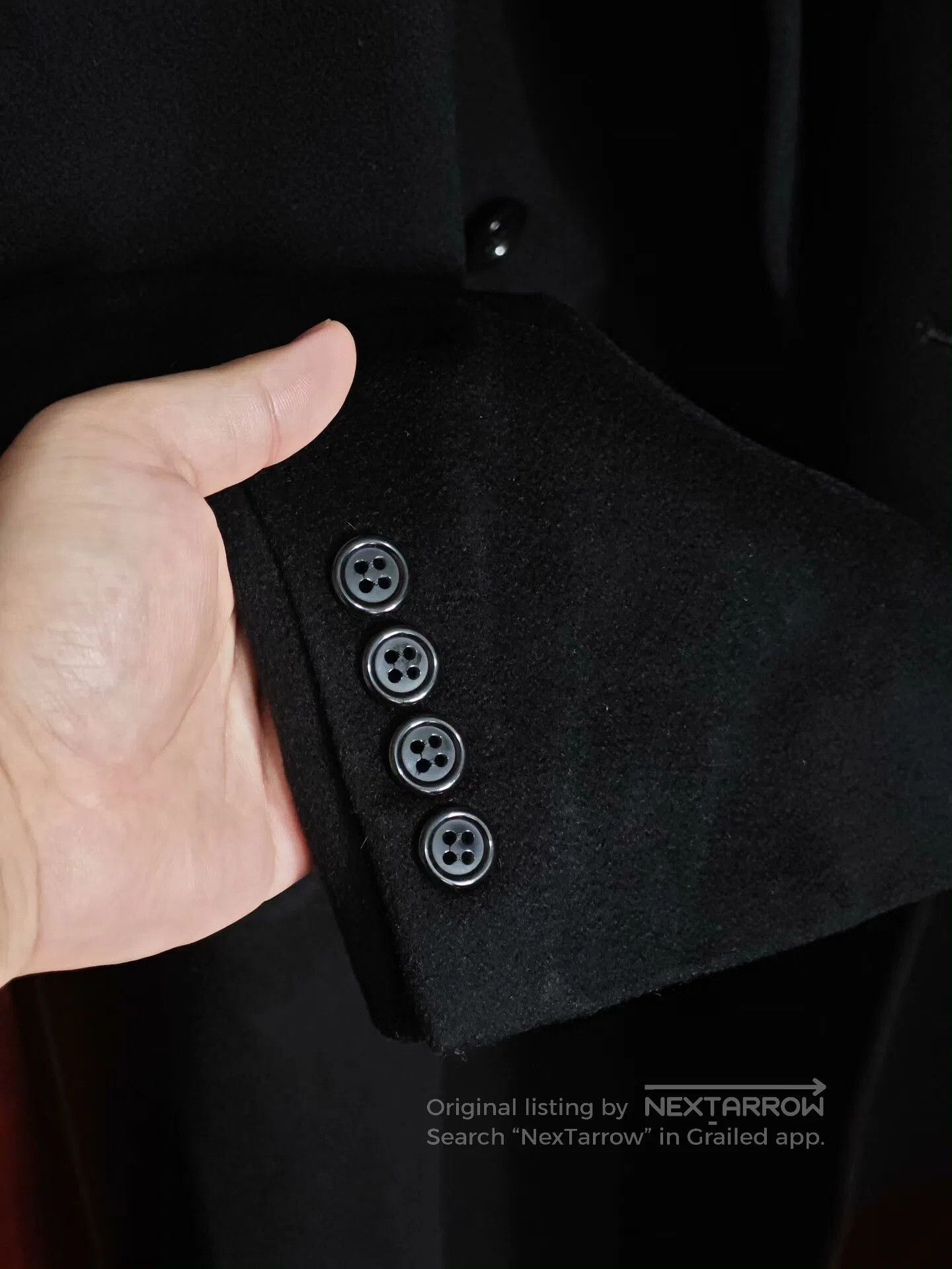 Japanese Brand Italian Cashmere Custom Overcoat. Size US M / EU 48-50 / 2 - 4 Thumbnail