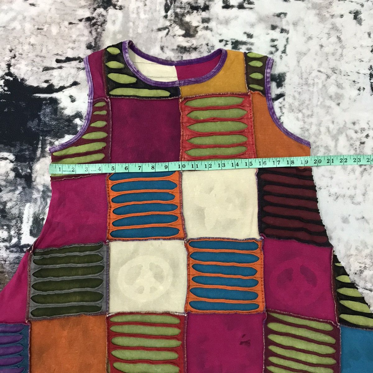 Custommade × Japanese Brand Nepaile Custommade Patchwork Multicolor Sleeveless Dress Size S / US 4 / IT 40 - 11 Thumbnail