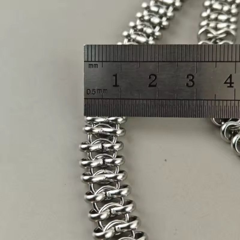 Vintage Cuban Style Stainless Steel Pants Chain Size ONE SIZE - 7 Thumbnail