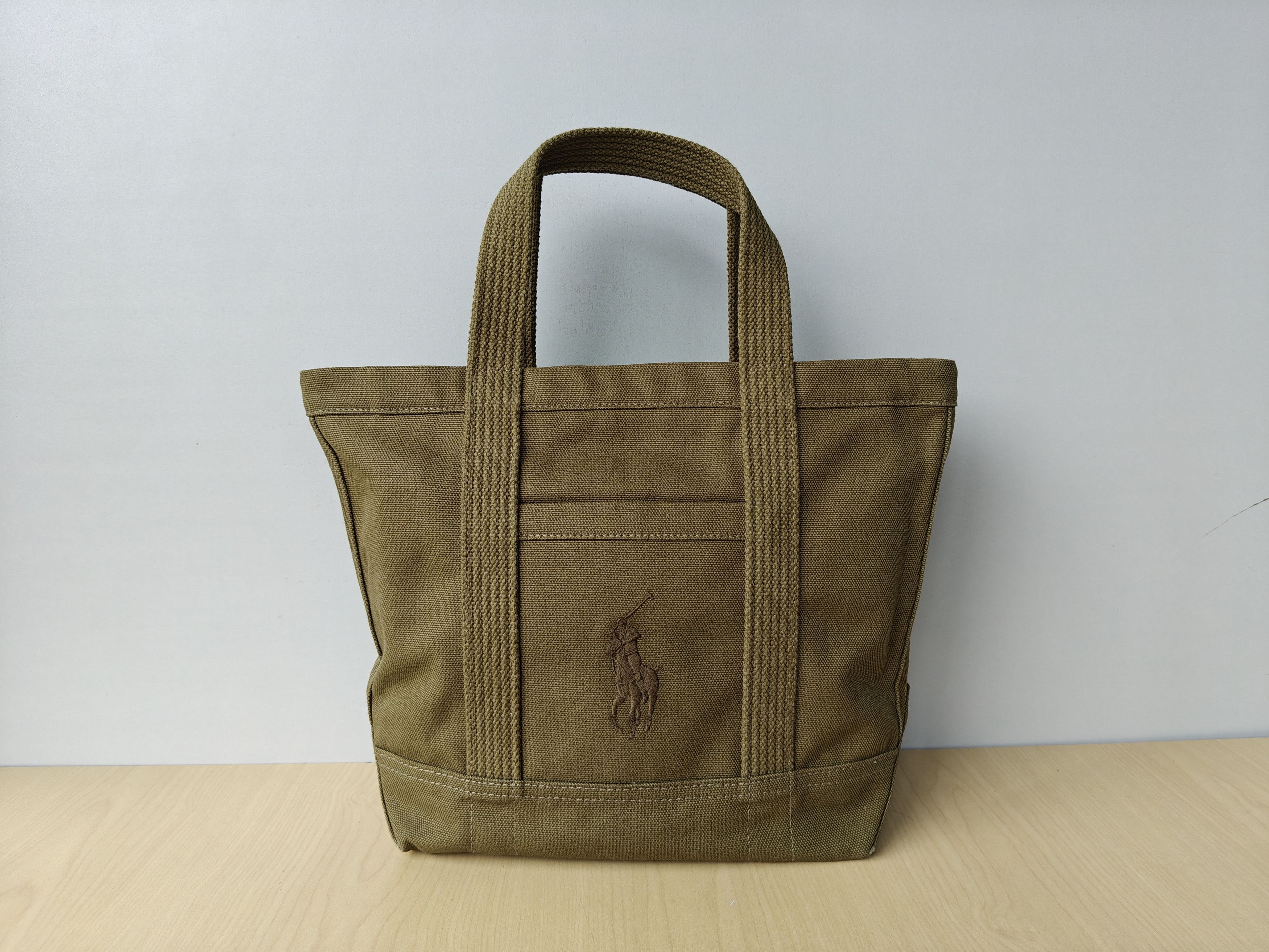 Polo Ralph Lauren Polo Ralph Lauren Canvas Small Tote Free Shipping FTP/4008 Size ONE SIZE - 1 Thumbnail