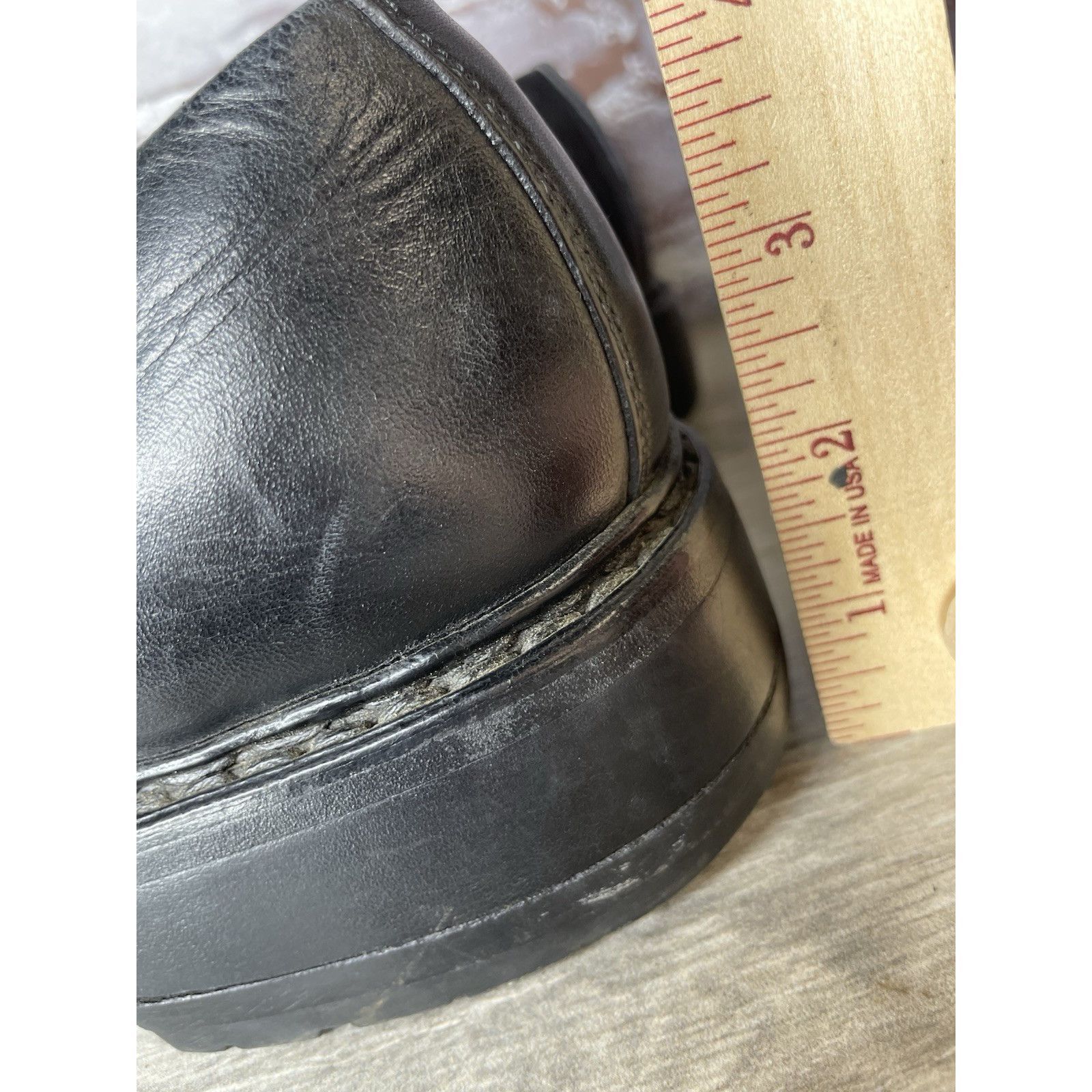 Mephisto Mephisto Sherpa's Black Leather Lace Up Heel Oxfords Shoes M Size US 10.5 / EU 43-44 - 19 Thumbnail