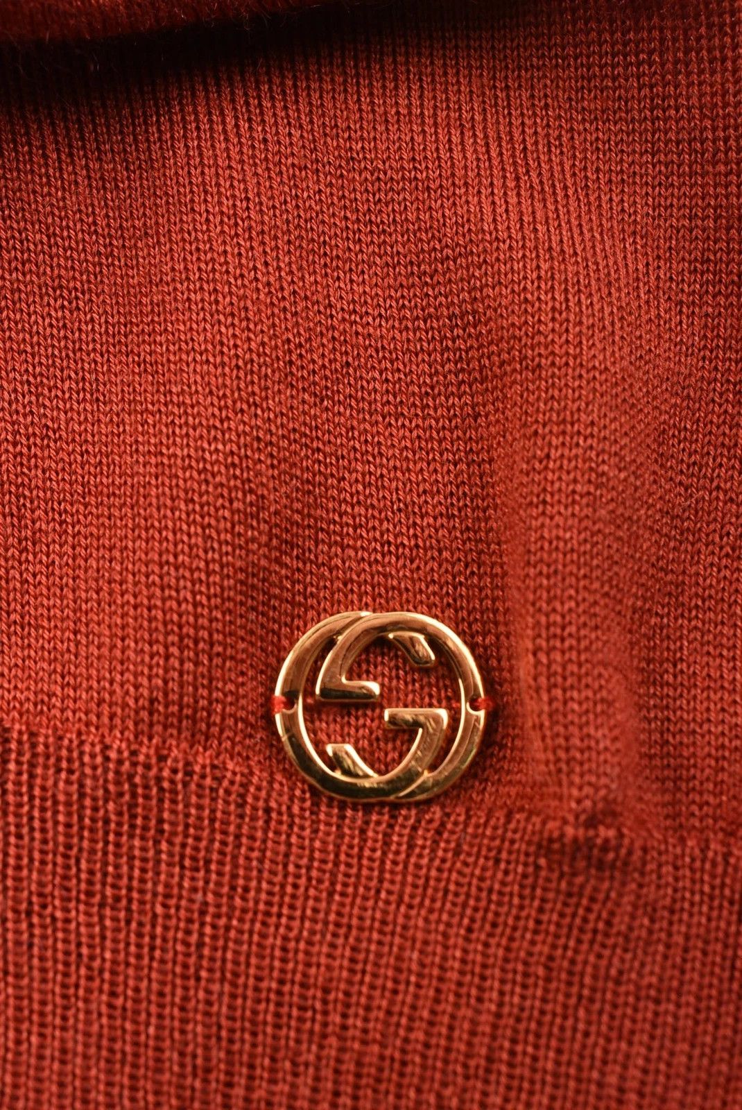 Gucci Women's Gucci Red Cashmere Silk Blend Cardigan Size S Size S / US 4 / IT 40 - 3 Thumbnail