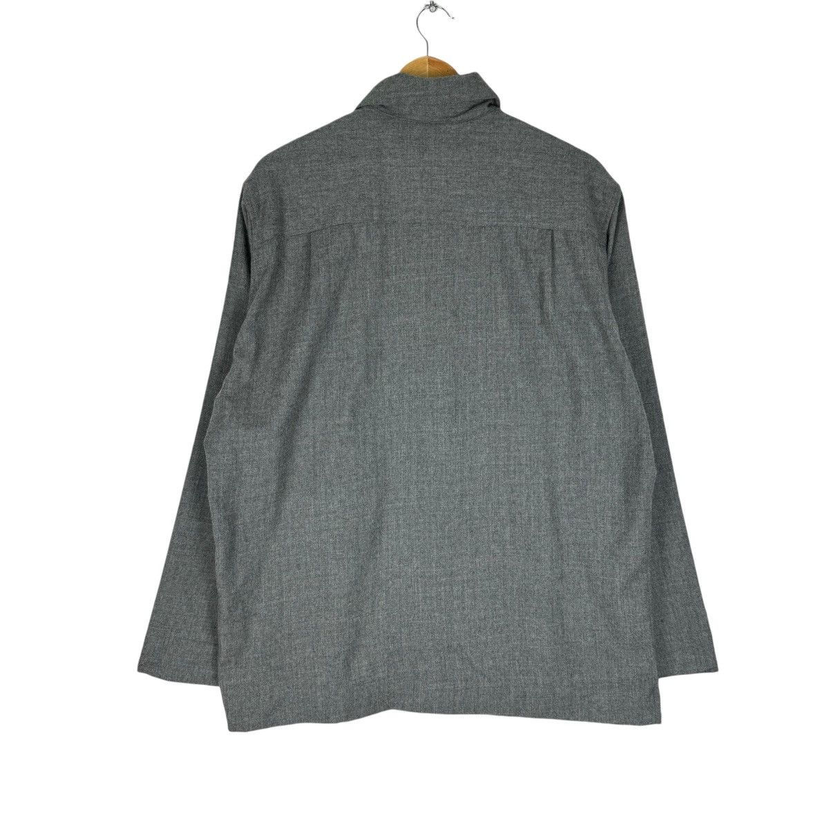 Blue Blue Japan ❄️HRM WOOL BUTTON UP SHIRT Size US L / EU 52-54 / 3 - 8 Thumbnail