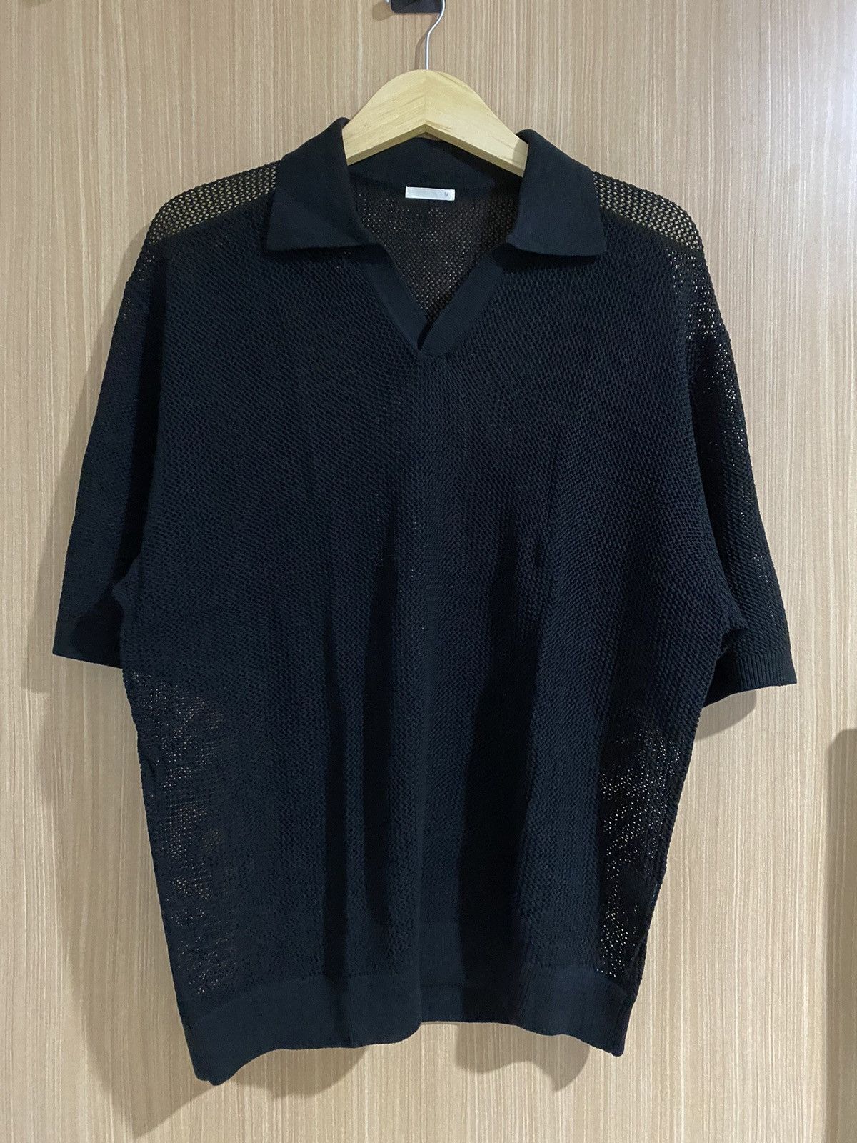 If Six Was Nine × Japanese Brand × Le Grande Bleu (L.G.B.) 2000s gu mesh polo t-shirt ifsixwasnine lgb Size US L / EU 52-54 / 3 - 1 Thumbnail