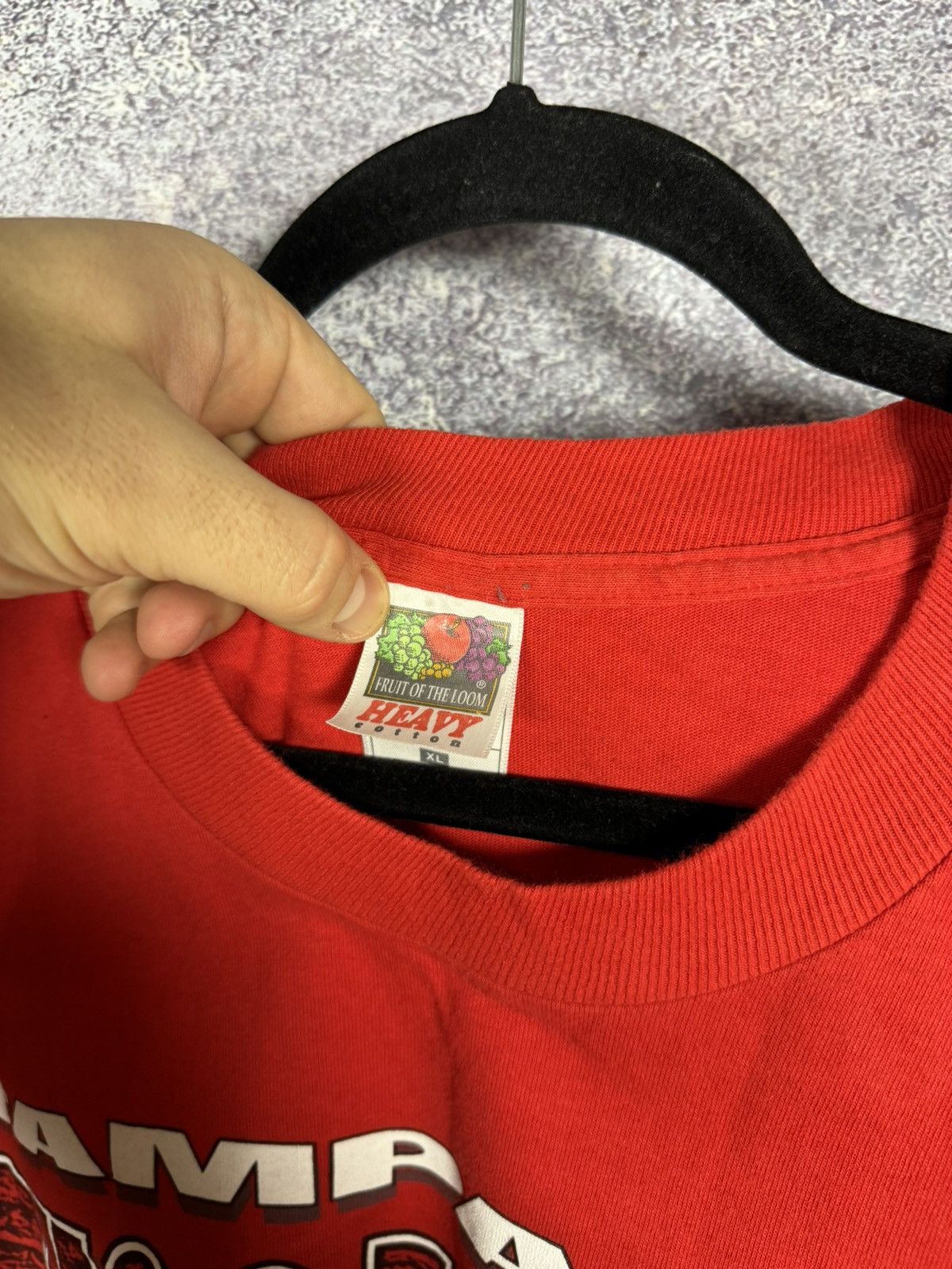 NHL 00’s Vibtage Tampa Bay Buccaneers Red T Shirt Merchandise Size US XL / EU 56 / 4 - 7 Thumbnail