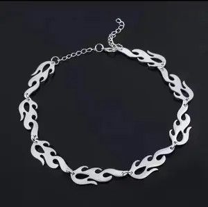 Jewelry Fashion Flame Necklace Choker Size ONE SIZE - 2 Thumbnail