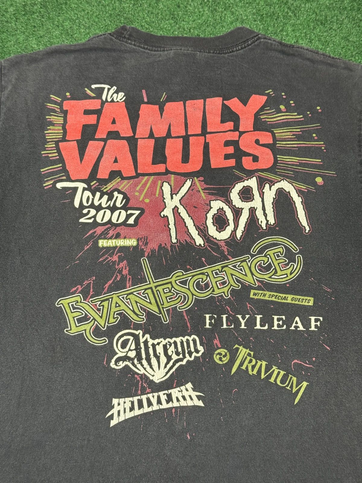 Band Tees Vintage Korn Y2K Flyleaf Grunge Concert Band T Shirt Size US M / EU 48-50 / 2 - 6 Thumbnail