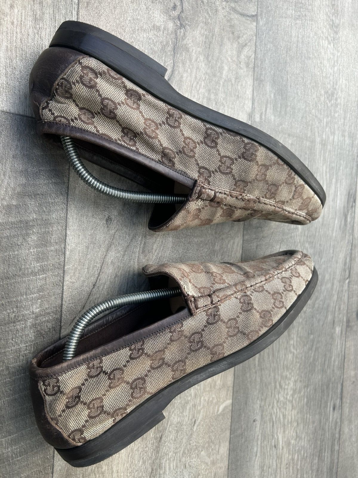 Gucci Gucci GG Canvas Slip-On Loafers Size US 8.5 / EU 41-42 - 6 Thumbnail