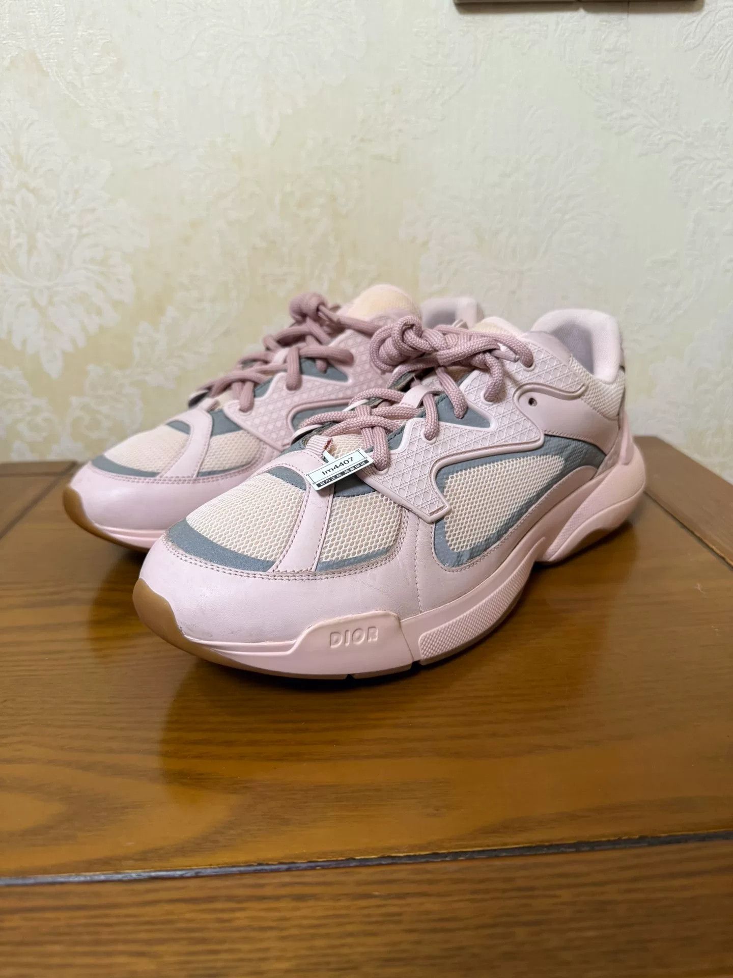 Dior Dior Pink Lowtop Sneakers 10 Men Size US 10 / EU 43 - 1 Thumbnail