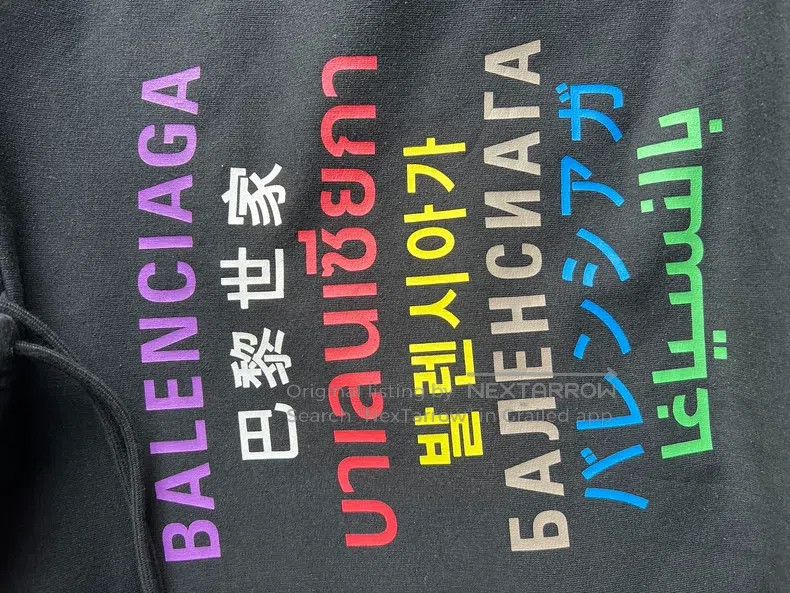 Balenciaga Balenciaga Seven Languages Sweatshirt Size US S / EU 44-46 / 1 - 5 Thumbnail