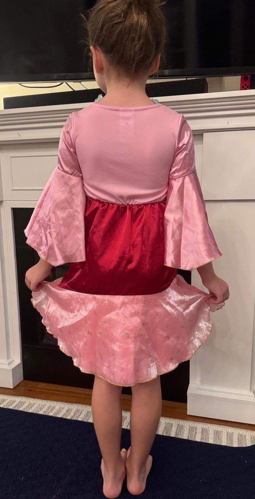 Disney Disney Mulan dress 3T 4T 5T 6 6x Size ONE SIZE - 2 Thumbnail
