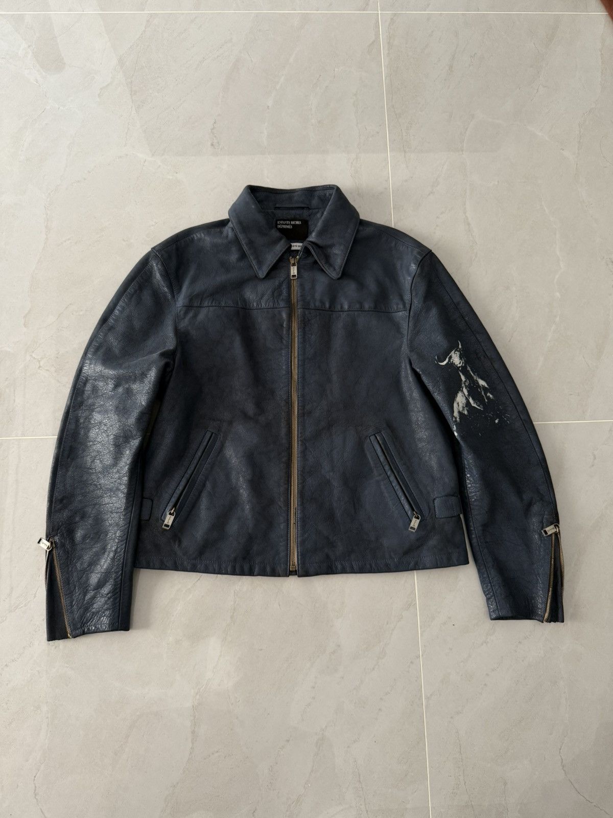 Enfants Riches Deprimes Enfants Riches Deprimes Blue Bull Woman Leather Jacket Sz.M Size US M / EU 48-50 / 2 - 3 Thumbnail