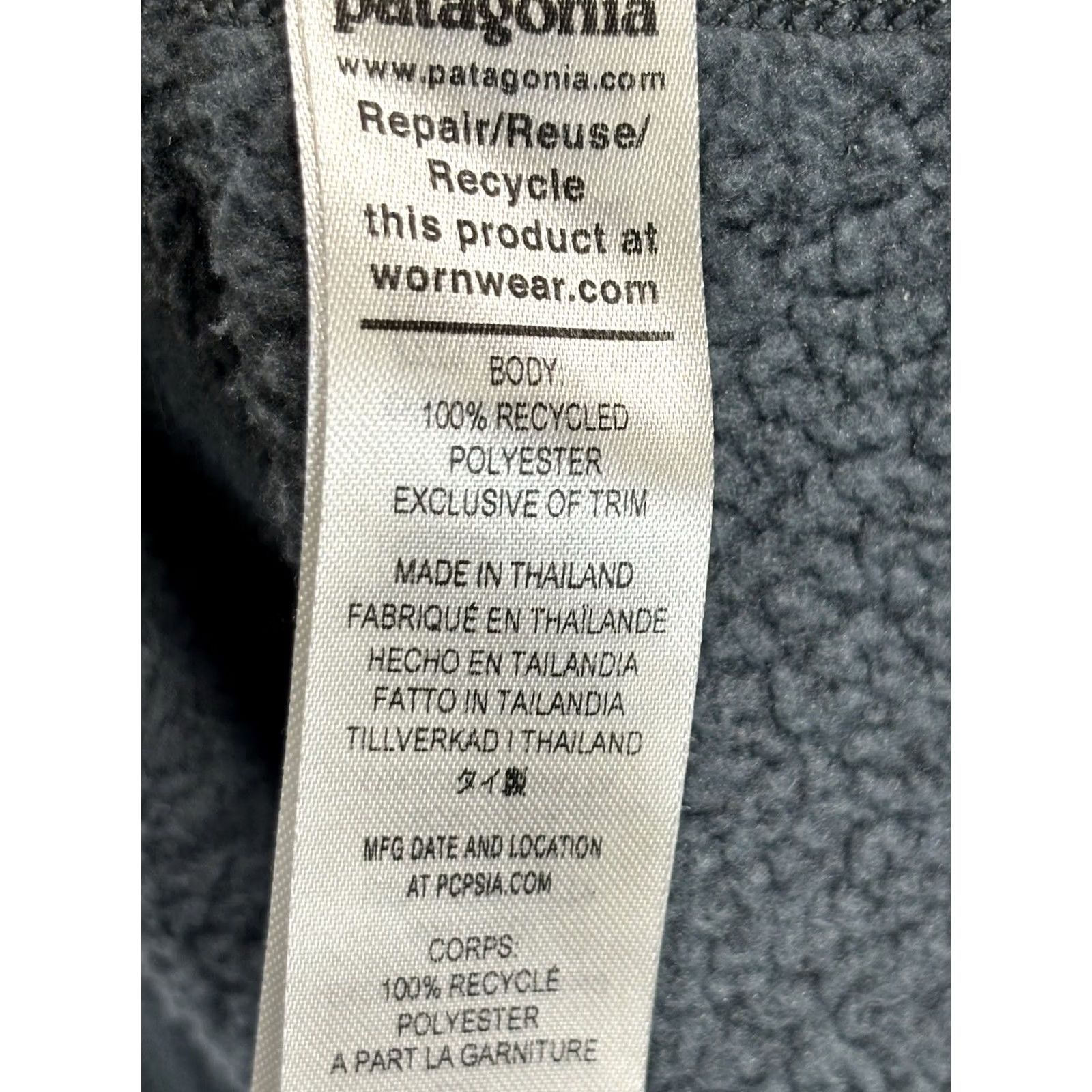 Patagonia Patagonia L Better Sweater 1/4 Zip Pullover Blue Green Camping Outdoor Gorp - Pre-Owned Good Condition Size US L / EU 52-54 / 3 - 6 Thumbnail