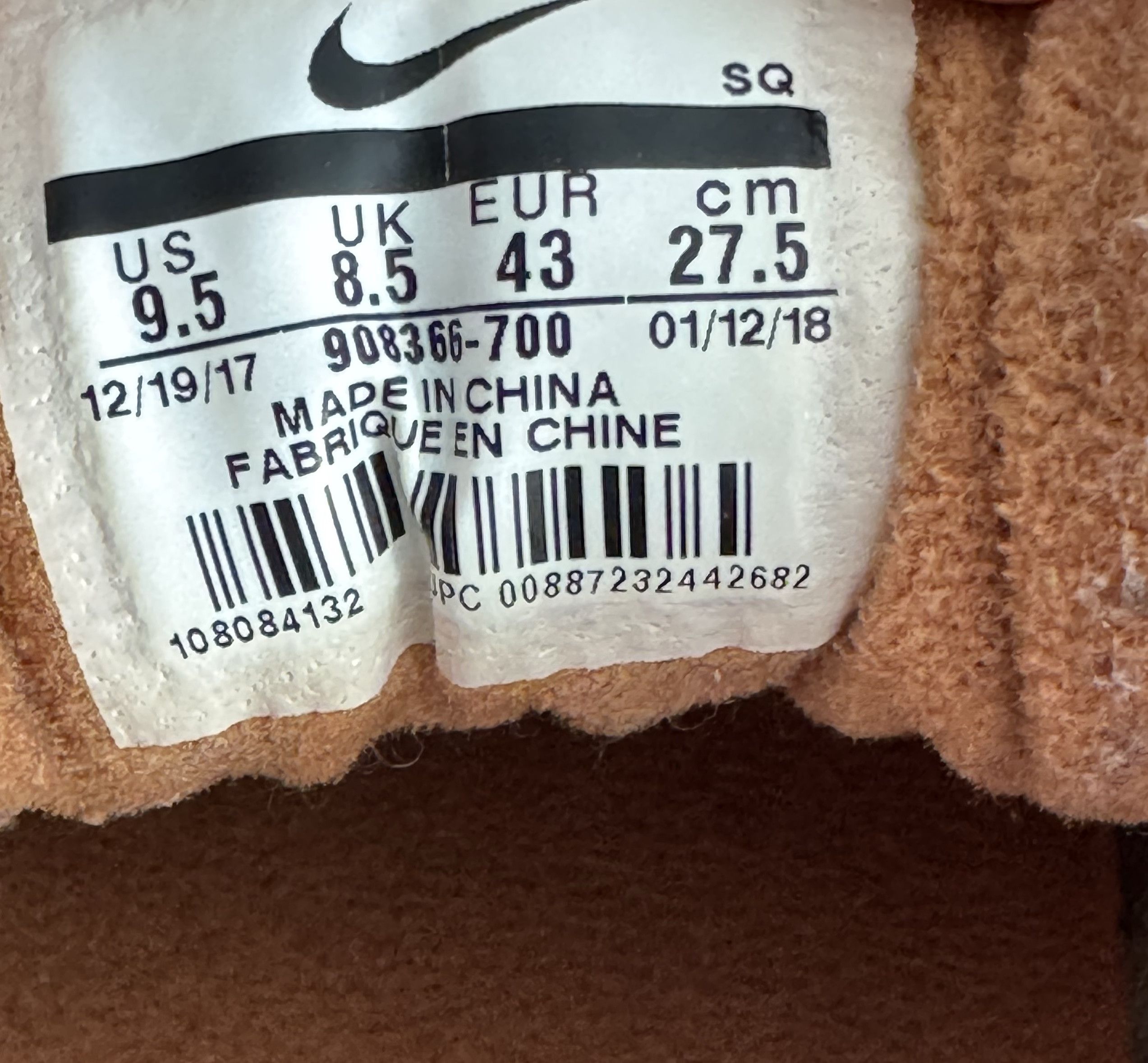 Nike Nike Air Max 1 Curry 2018 atmos travis orange yellow Size US 9.5 / EU 42-43 - 7 Thumbnail